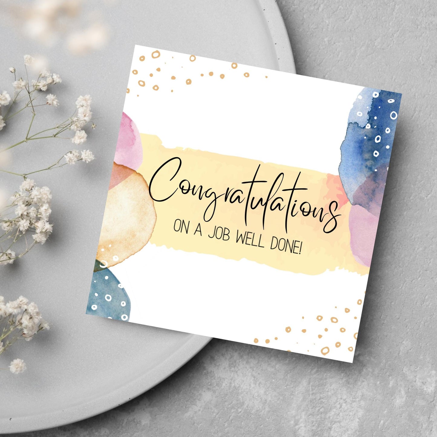 Well Done Card, Congratulations Card for Man, Card for Son, Card for Brother, Card for Husband, Mens Congratulations Card, New Job Card
