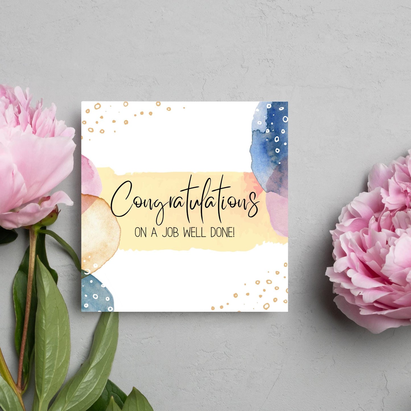 Well Done Card, Congratulations Card for Man, Card for Son, Card for Brother, Card for Husband, Mens Congratulations Card, New Job Card