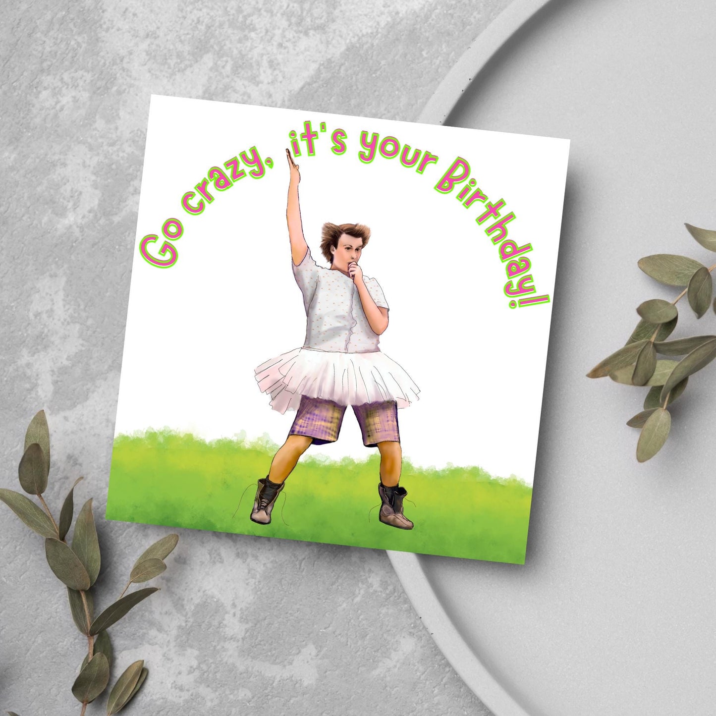 Funny Ace Ventura Birthday Card, Jim Carrey Greetings Card, Ace Ventura Pet Detective, Birthday Card for Brother, For Friend, Movie Card