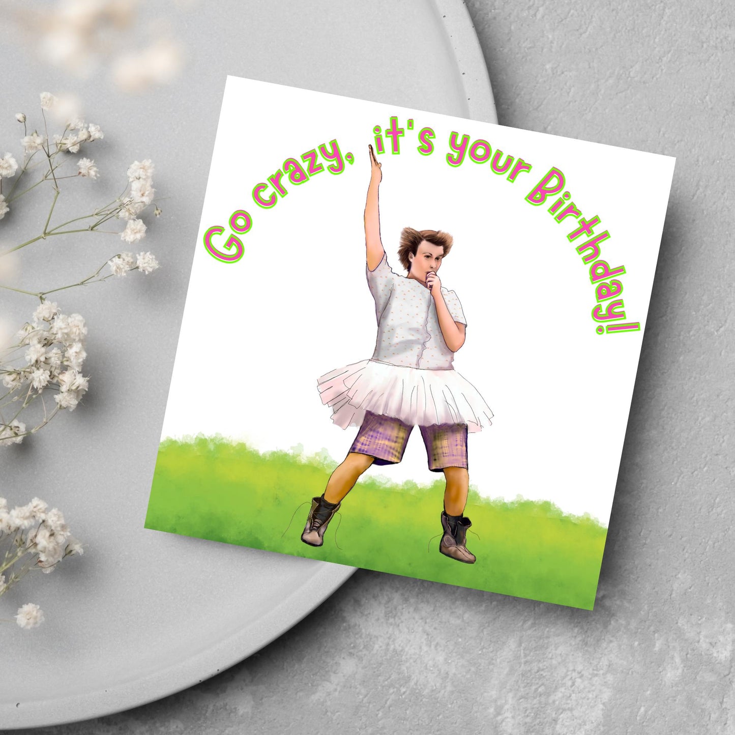 Funny Ace Ventura Birthday Card, Jim Carrey Greetings Card, Ace Ventura Pet Detective, Birthday Card for Brother, For Friend, Movie Card
