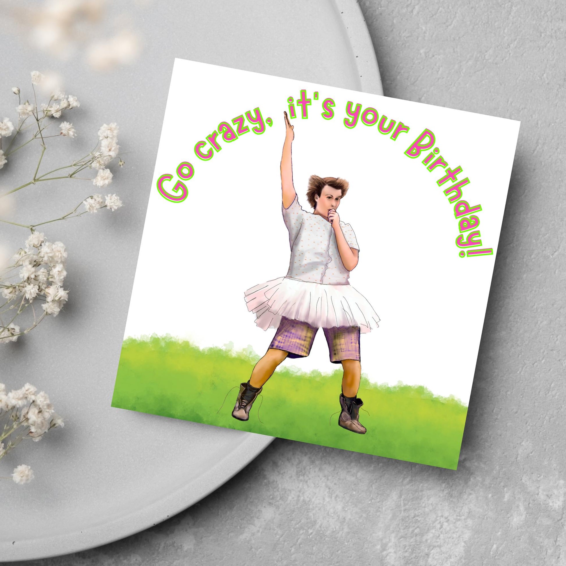 Funny Ace Ventura Birthday Card, Jim Carrey Greetings Card, Ace Ventura Pet Detective, Birthday Card for Brother, For Friend, Movie Card