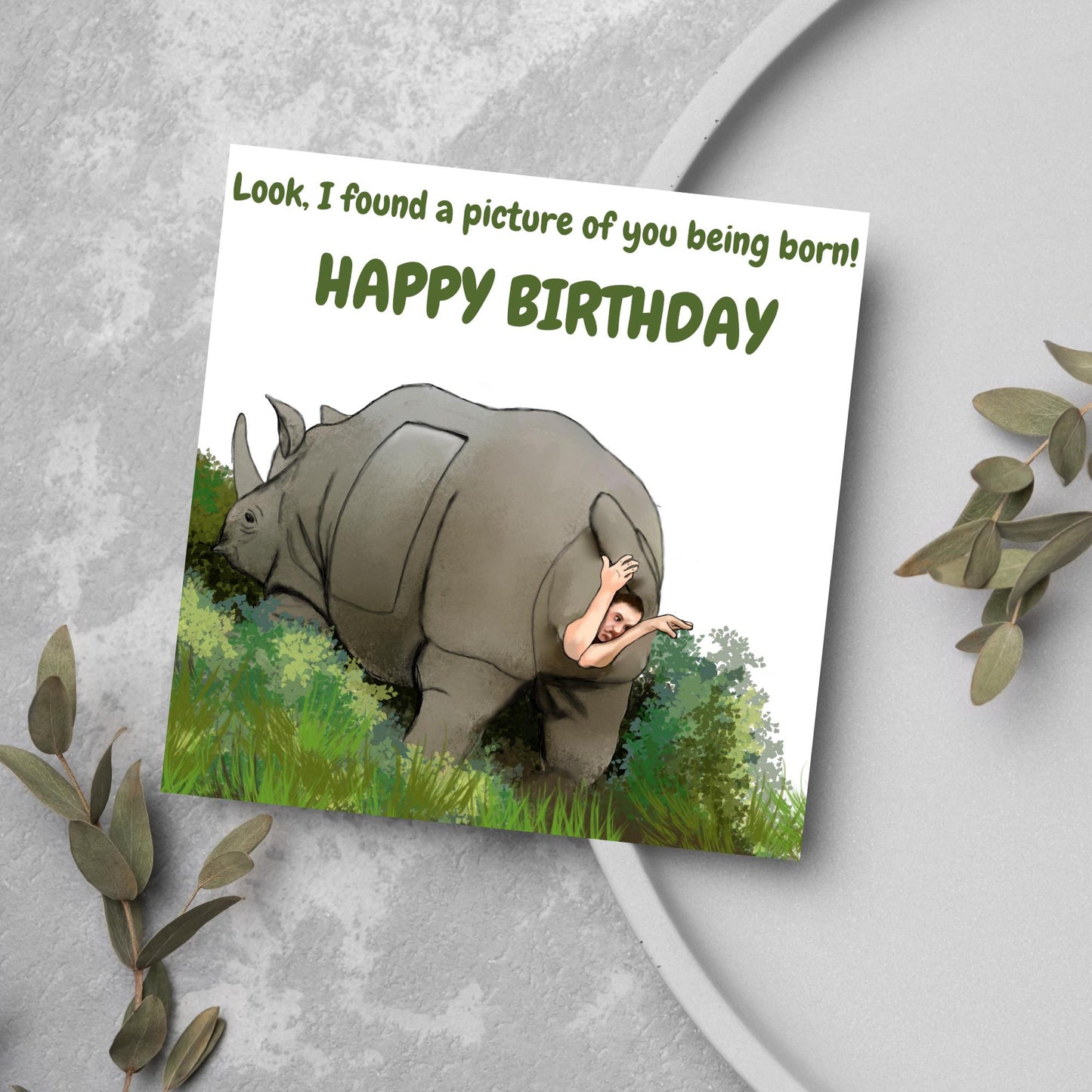 Funny Ace Ventura Birthday Card, Jim Carrey Greetings Card, Ace Ventura Pet Detective, Rude Card for Brother, For Friend, Movie Card