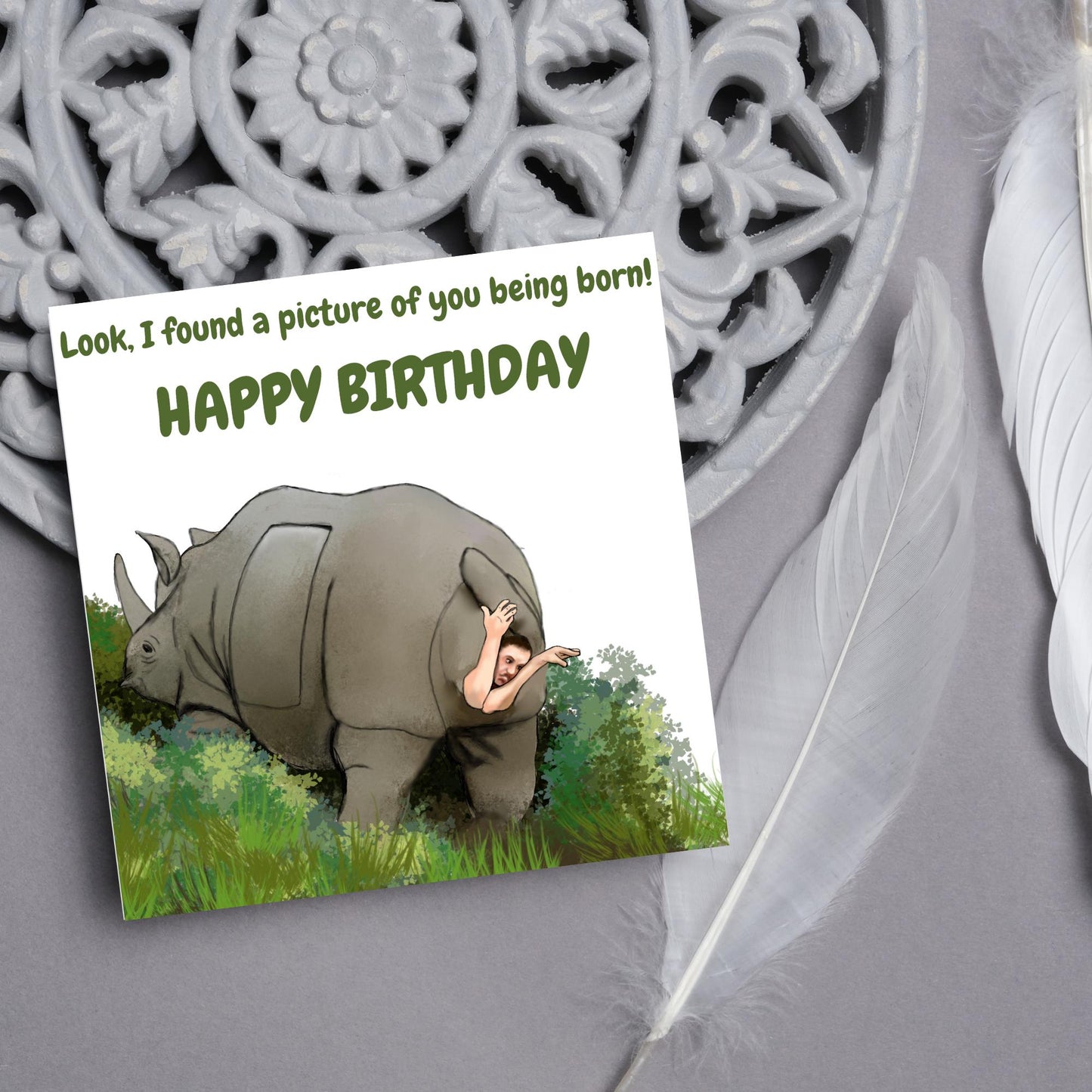 Funny Ace Ventura Birthday Card, Jim Carrey Greetings Card, Ace Ventura Pet Detective, Rude Card for Brother, For Friend, Movie Card