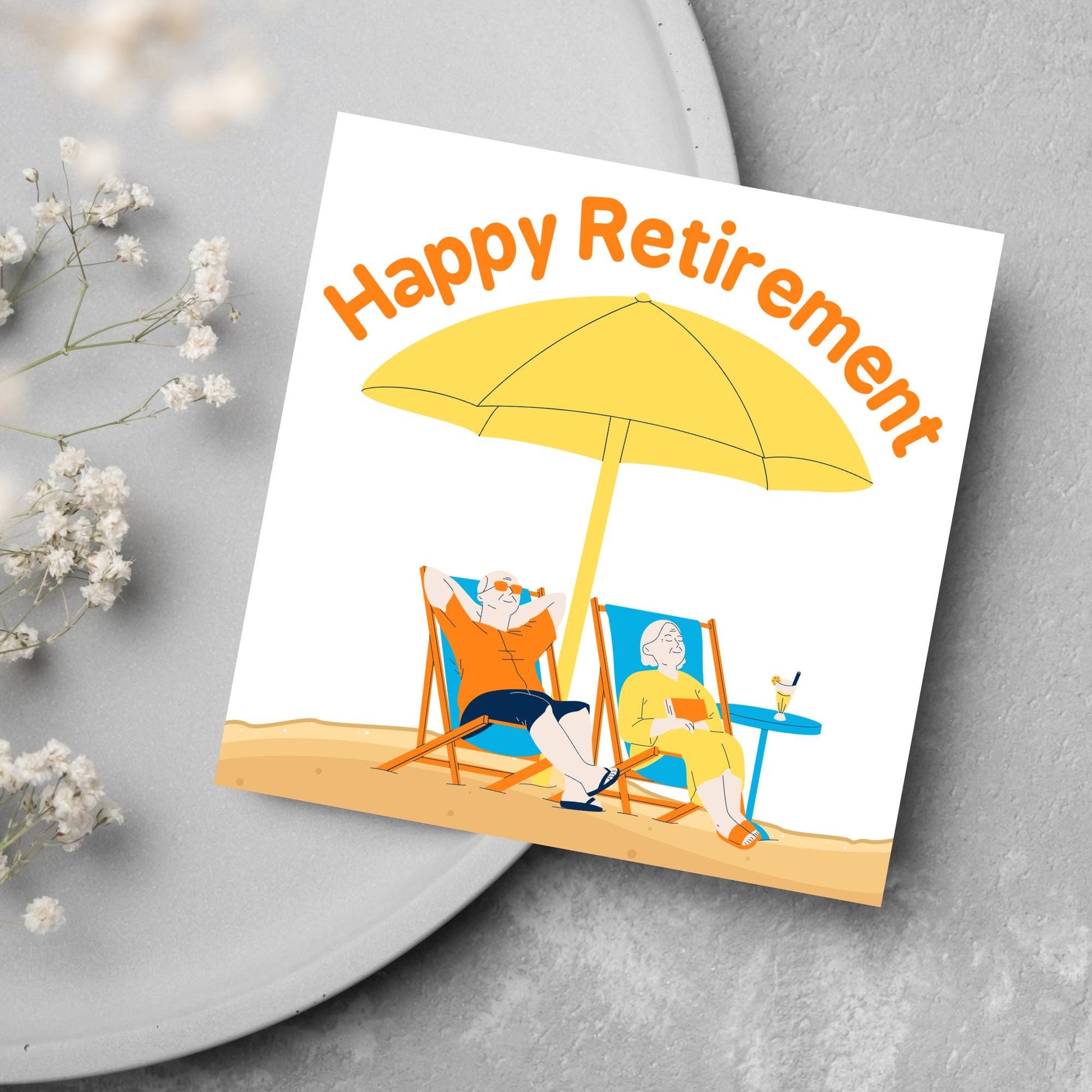 Retirement Card, Good Luck Card, Best of Luck Card, Work Leaving Card, Card for Retirement, Happy Retirement, For Him, For Her