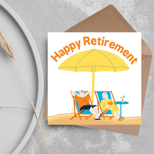 Retirement Card, Good Luck Card, Best of Luck Card, Work Leaving Card, Card for Retirement, Happy Retirement, For Him, For Her