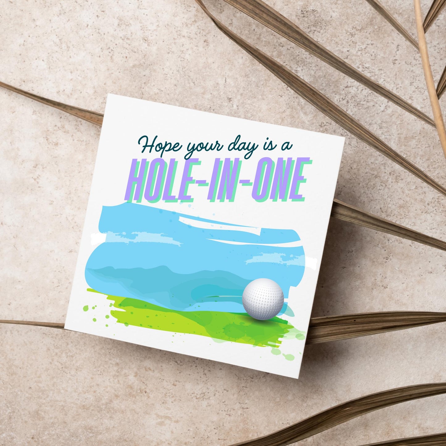 Golf Birthday Card, Birthday Card for Golfer, Golfing Card, Golf Card, Golf Club, Golf Tee, Golf Player, Card for Dad, Card for Grandad