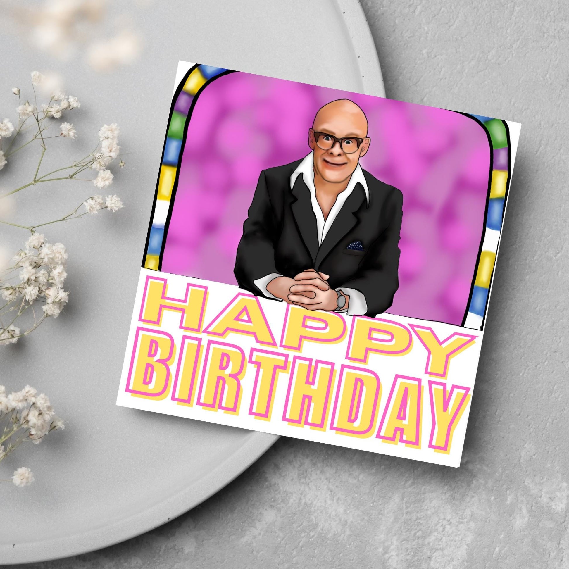 Harry Hill's TV Burp Birthday Card, Card for Him, Card for Her, TV Birthday Card, 30th Birthday Card, 40th Birthday Card, Funny Harry Hill
