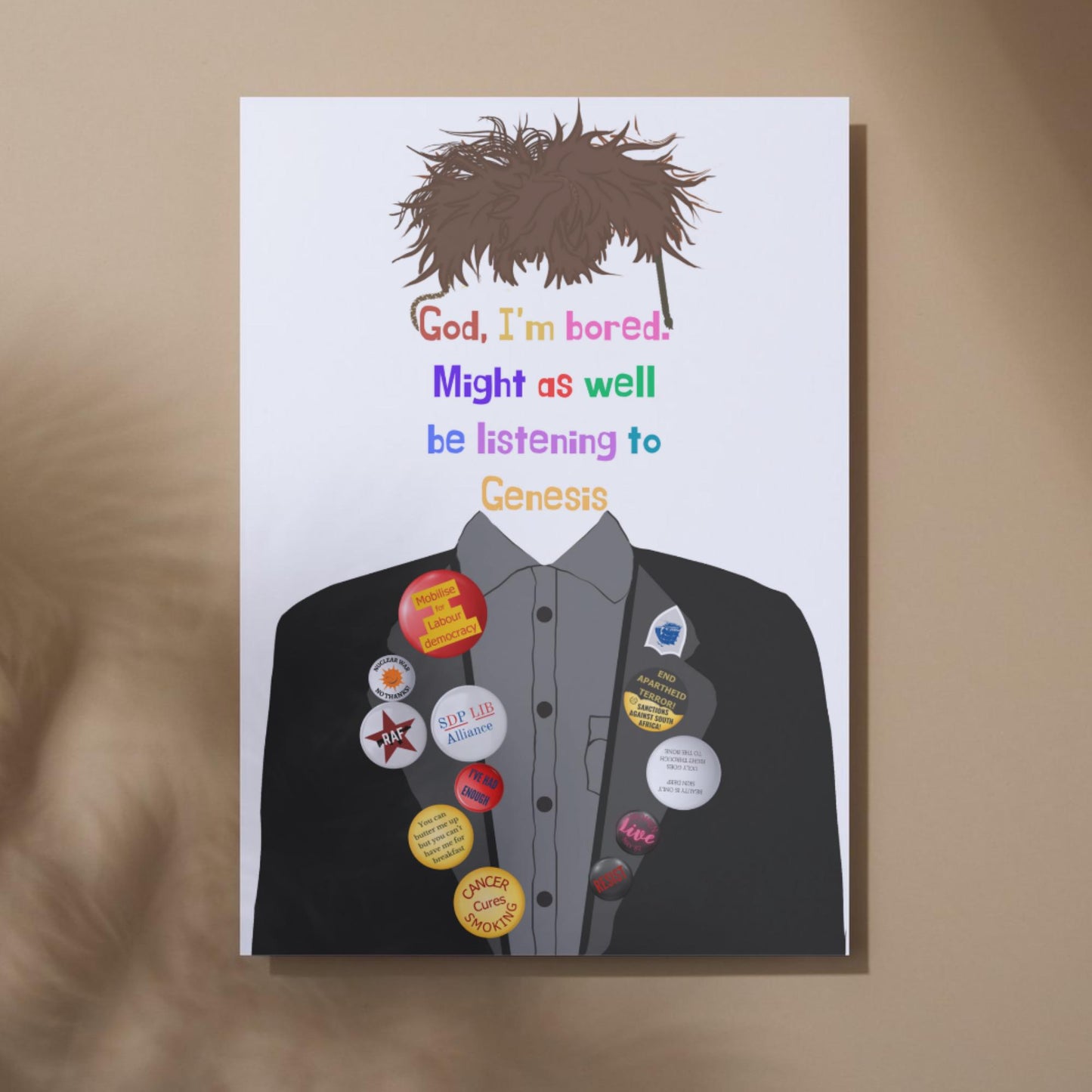 The Young Ones Poster, A4 Print, High Quality Wall Art, Rik Mayall, Peoples Poet 80's TV Poster, tHe YoUnG oNeS Genesis Print