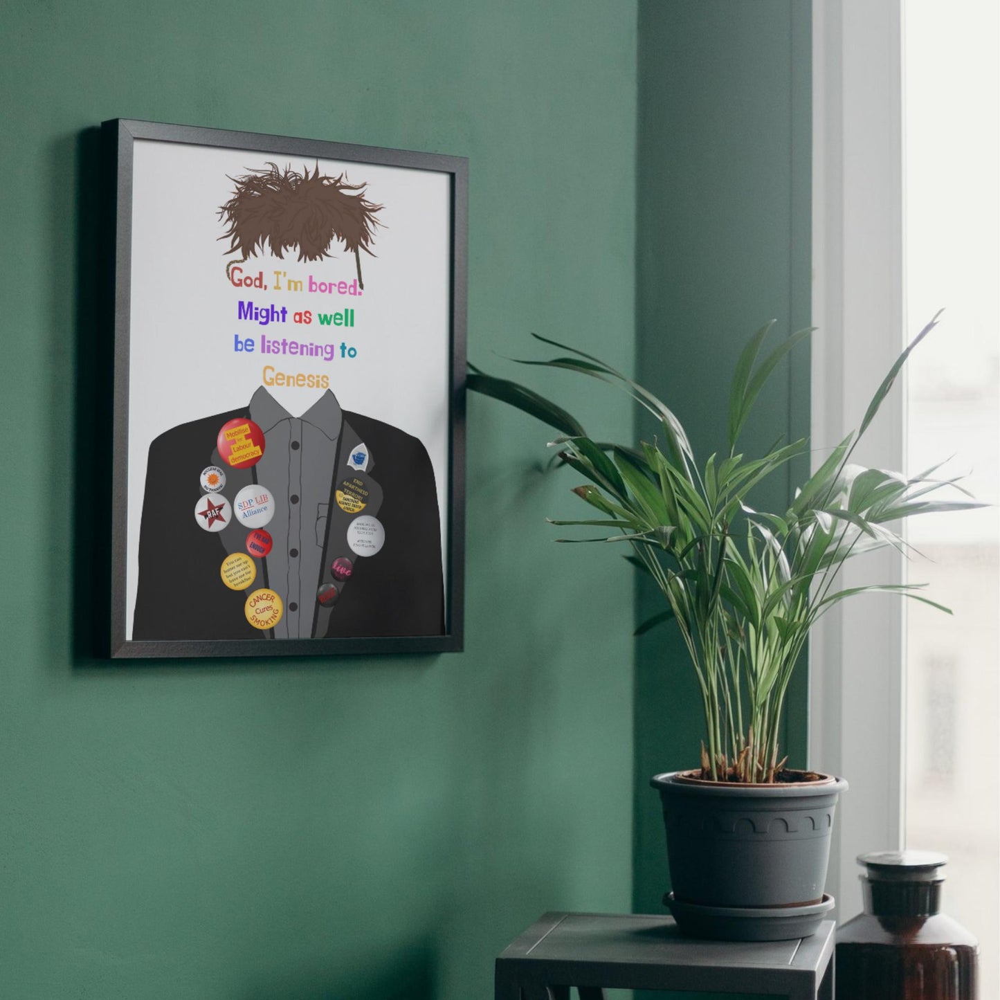 The Young Ones Poster, A4 Print, High Quality Wall Art, Rik Mayall, Peoples Poet 80's TV Poster, tHe YoUnG oNeS Genesis Print