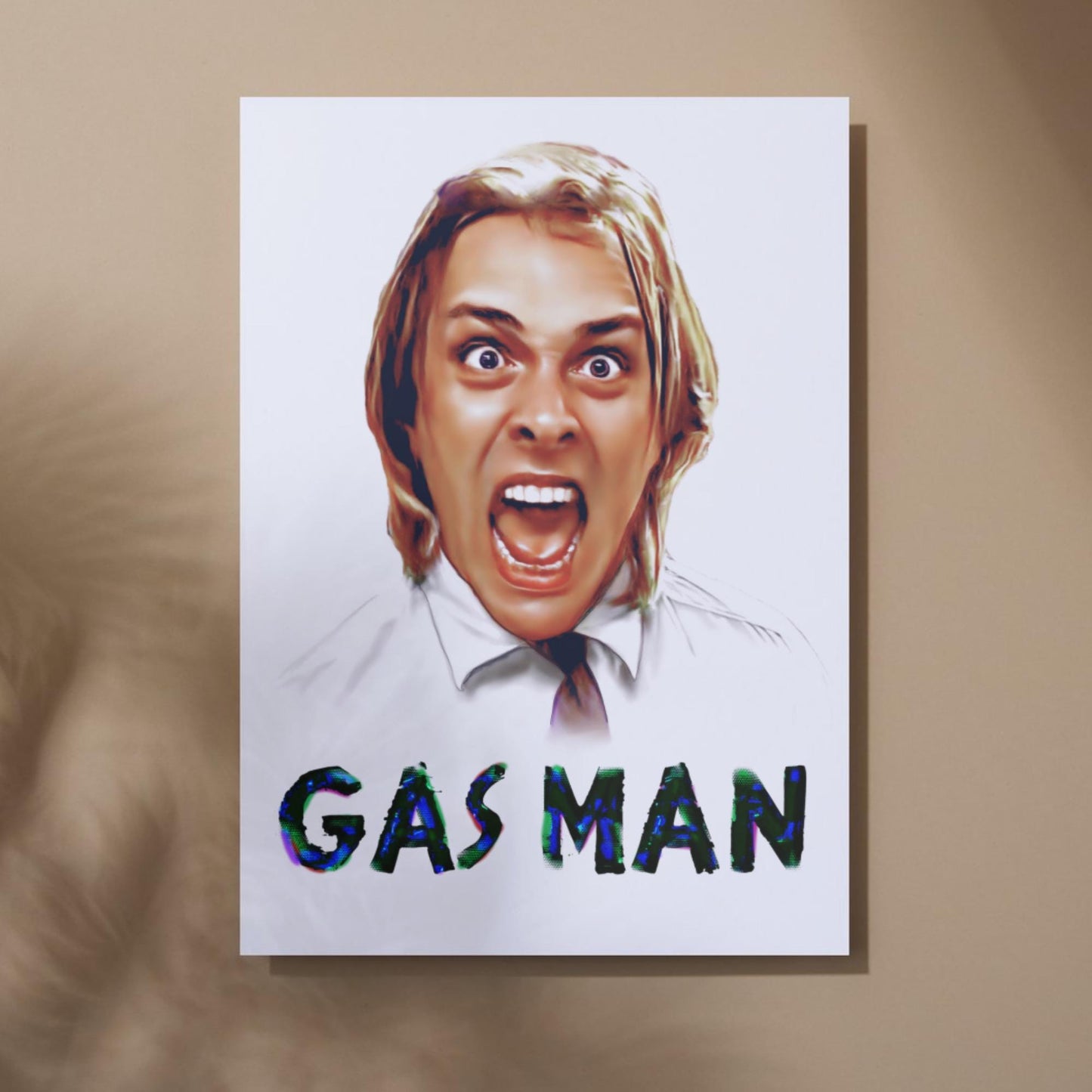 Bottom Quote Poster, Gas Man A4 Print, High Quality Wall Art, Rik Mayall, Eddie and Richie, Ade Edmondson, Bottom TV Show Poster