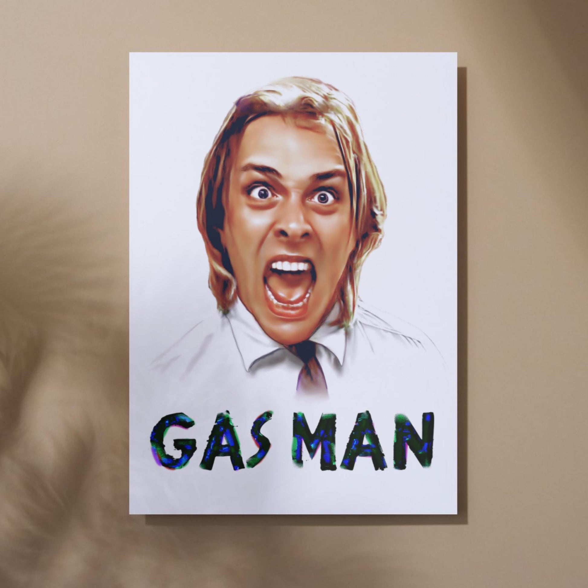 Bottom Quote Poster, Gas Man A4 Print, High Quality Wall Art, Rik Mayall, Eddie and Richie, Ade Edmondson, Bottom TV Show Poster