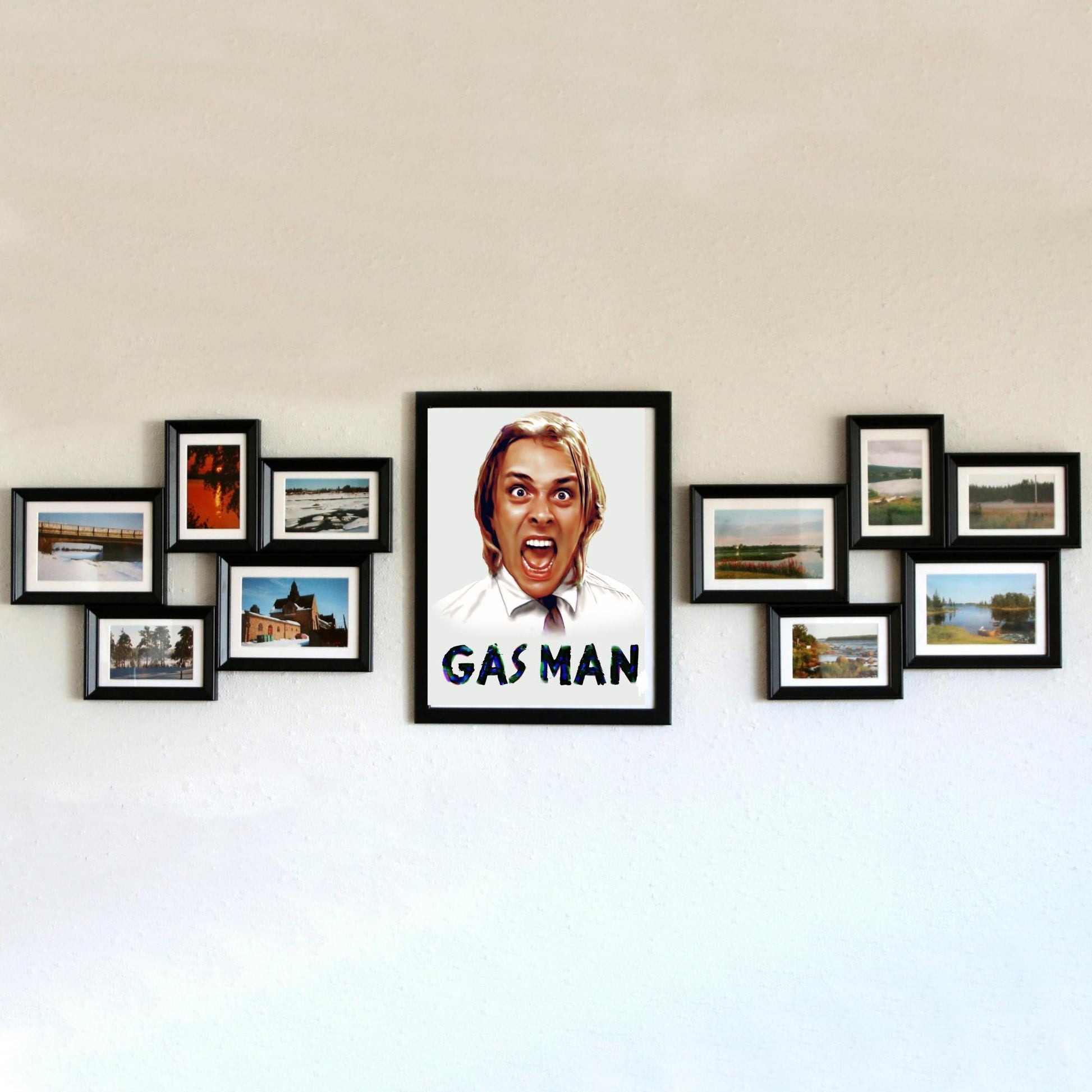 Bottom Quote Poster, Gas Man A4 Print, High Quality Wall Art, Rik Mayall, Eddie and Richie, Ade Edmondson, Bottom TV Show Poster