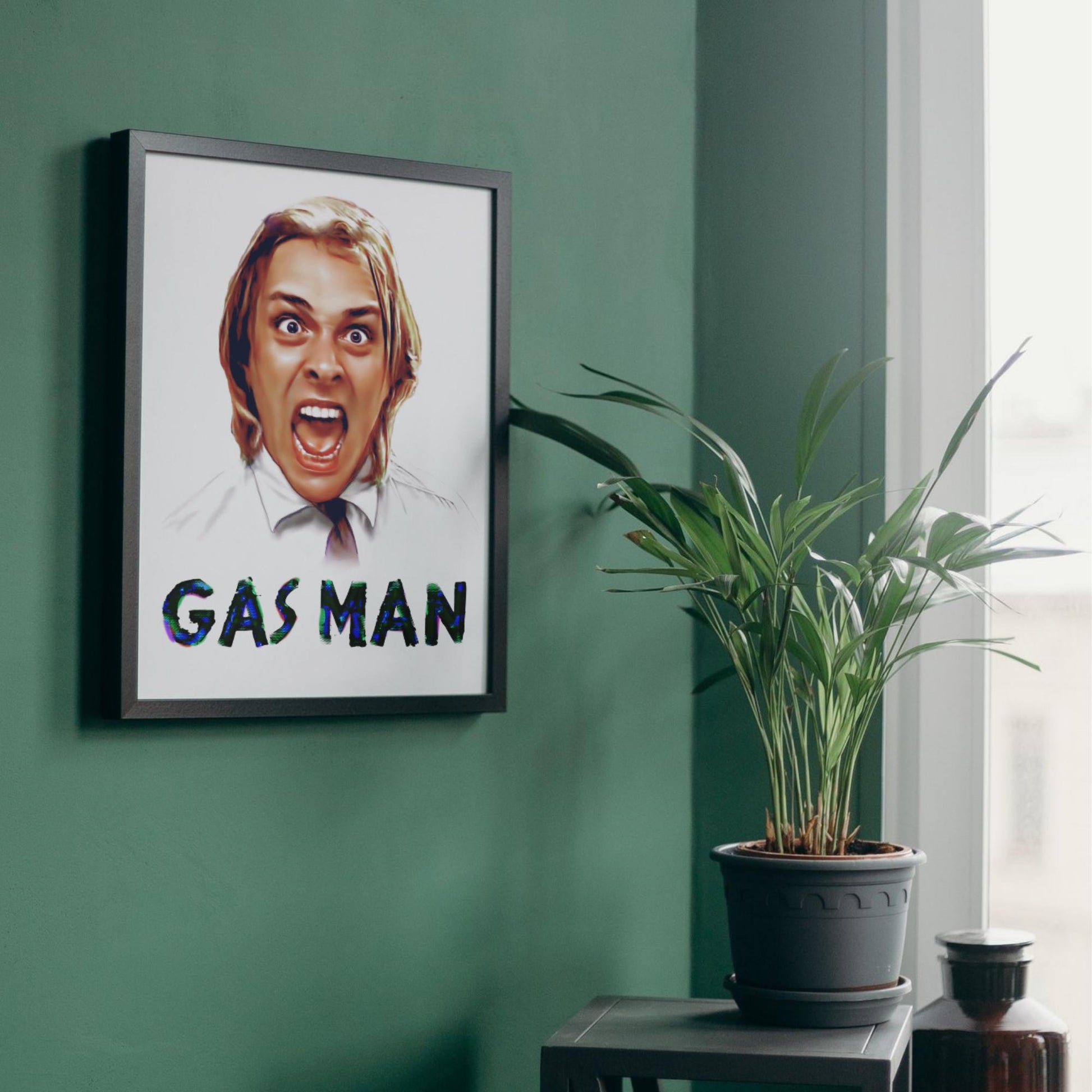 Bottom Quote Poster, Gas Man A4 Print, High Quality Wall Art, Rik Mayall, Eddie and Richie, Ade Edmondson, Bottom TV Show Poster