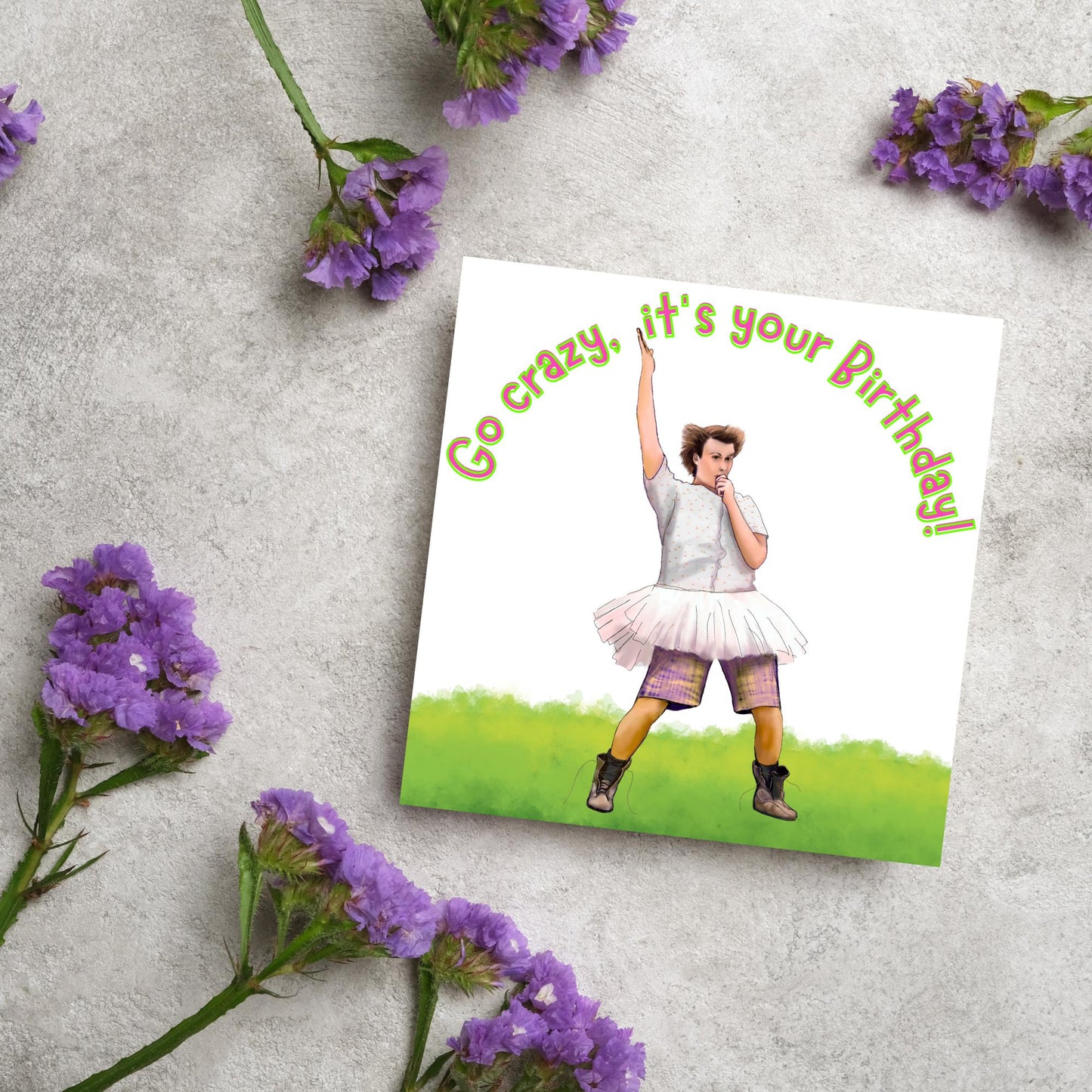 Funny Ace Ventura Birthday Card, Jim Carrey Greetings Card, Ace Ventura Pet Detective, Birthday Card for Brother, For Friend, Movie Card