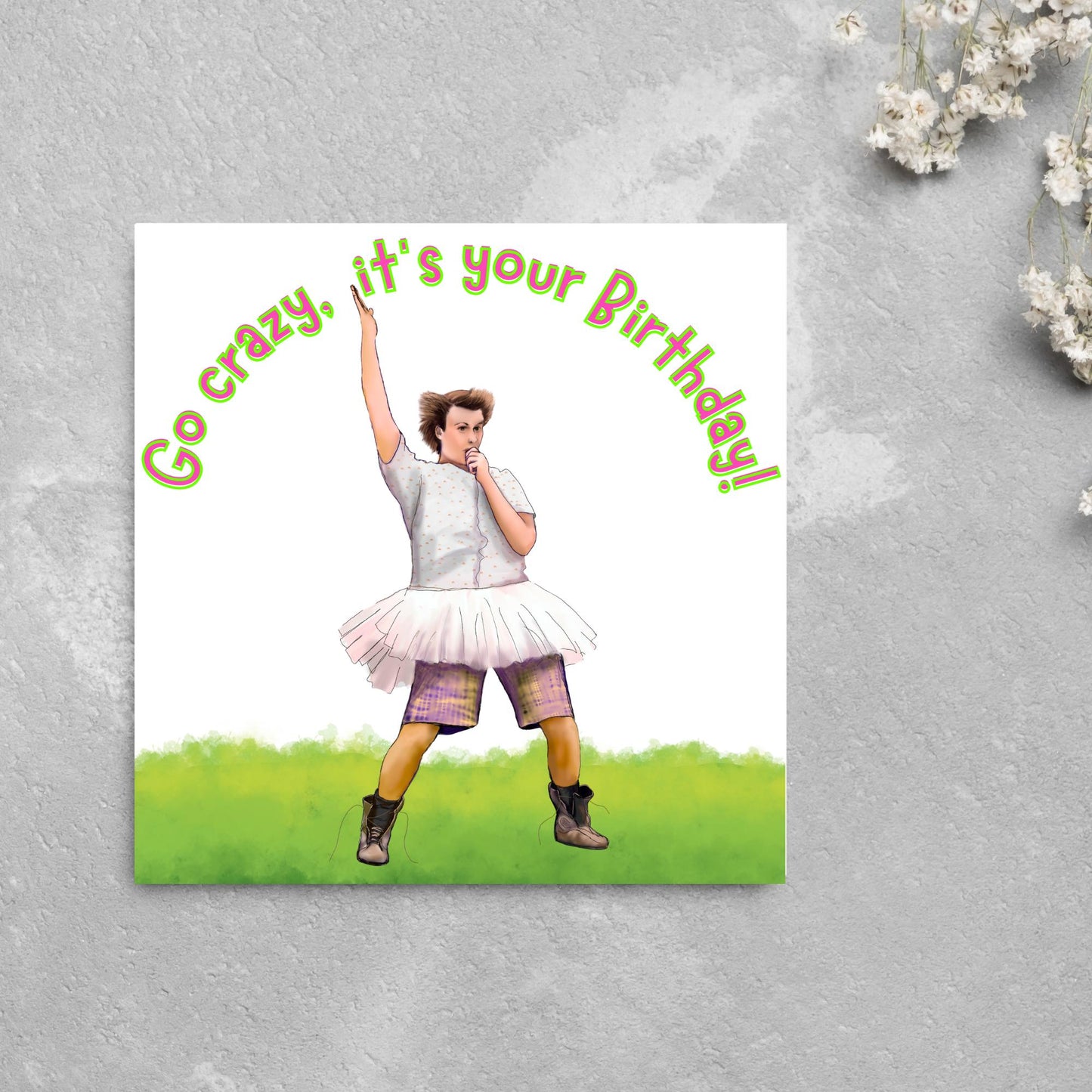 Funny Ace Ventura Birthday Card, Jim Carrey Greetings Card, Ace Ventura Pet Detective, Birthday Card for Brother, For Friend, Movie Card