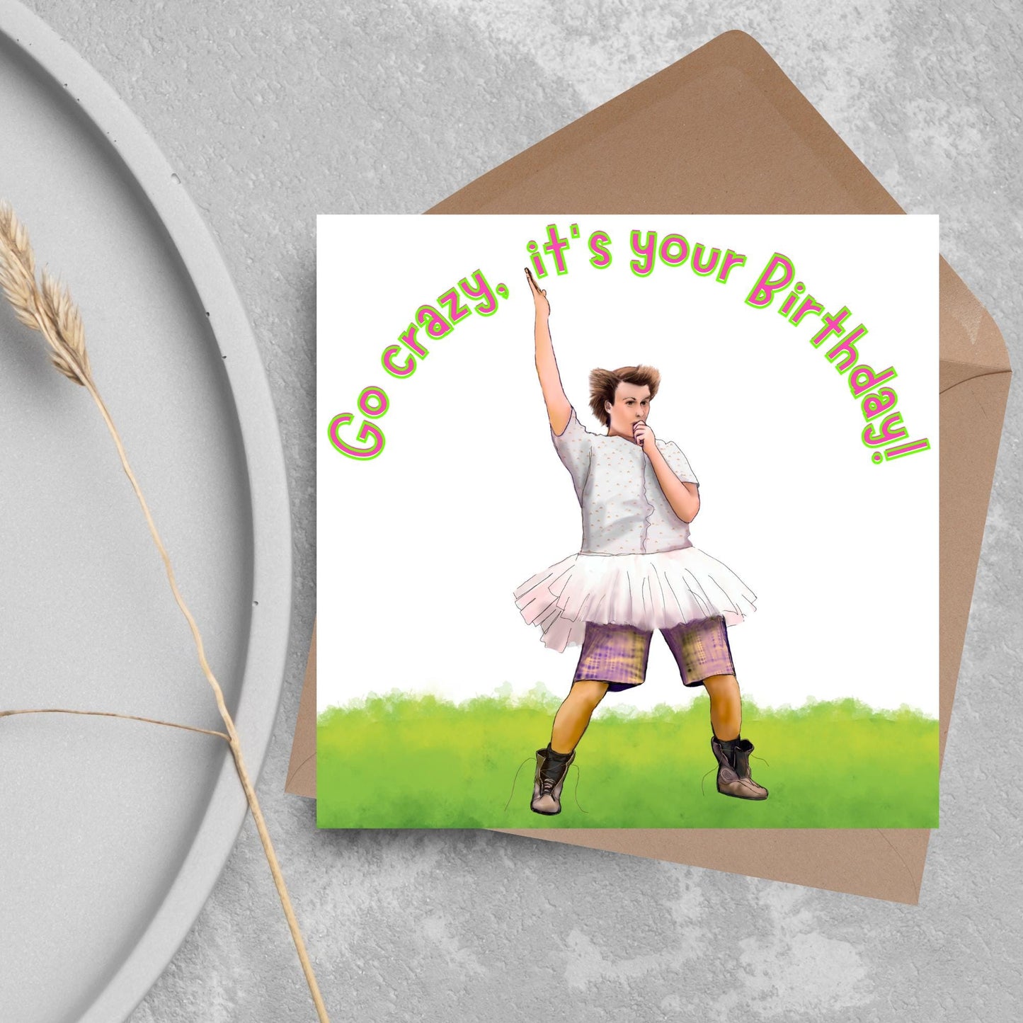 Funny Ace Ventura Birthday Card, Jim Carrey Greetings Card, Ace Ventura Pet Detective, Birthday Card for Brother, For Friend, Movie Card