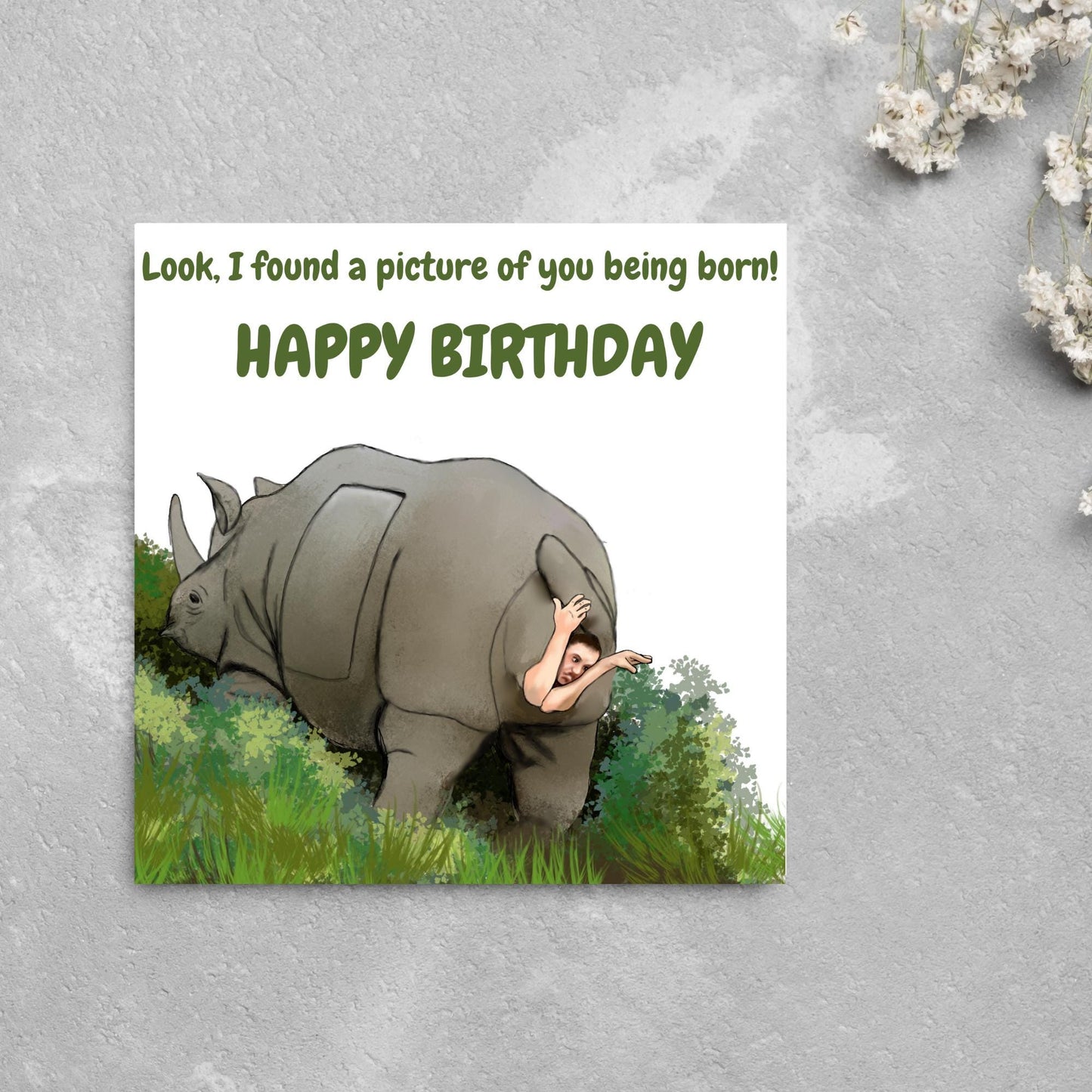 Funny Ace Ventura Birthday Card, Jim Carrey Greetings Card, Ace Ventura Pet Detective, Rude Card for Brother, For Friend, Movie Card