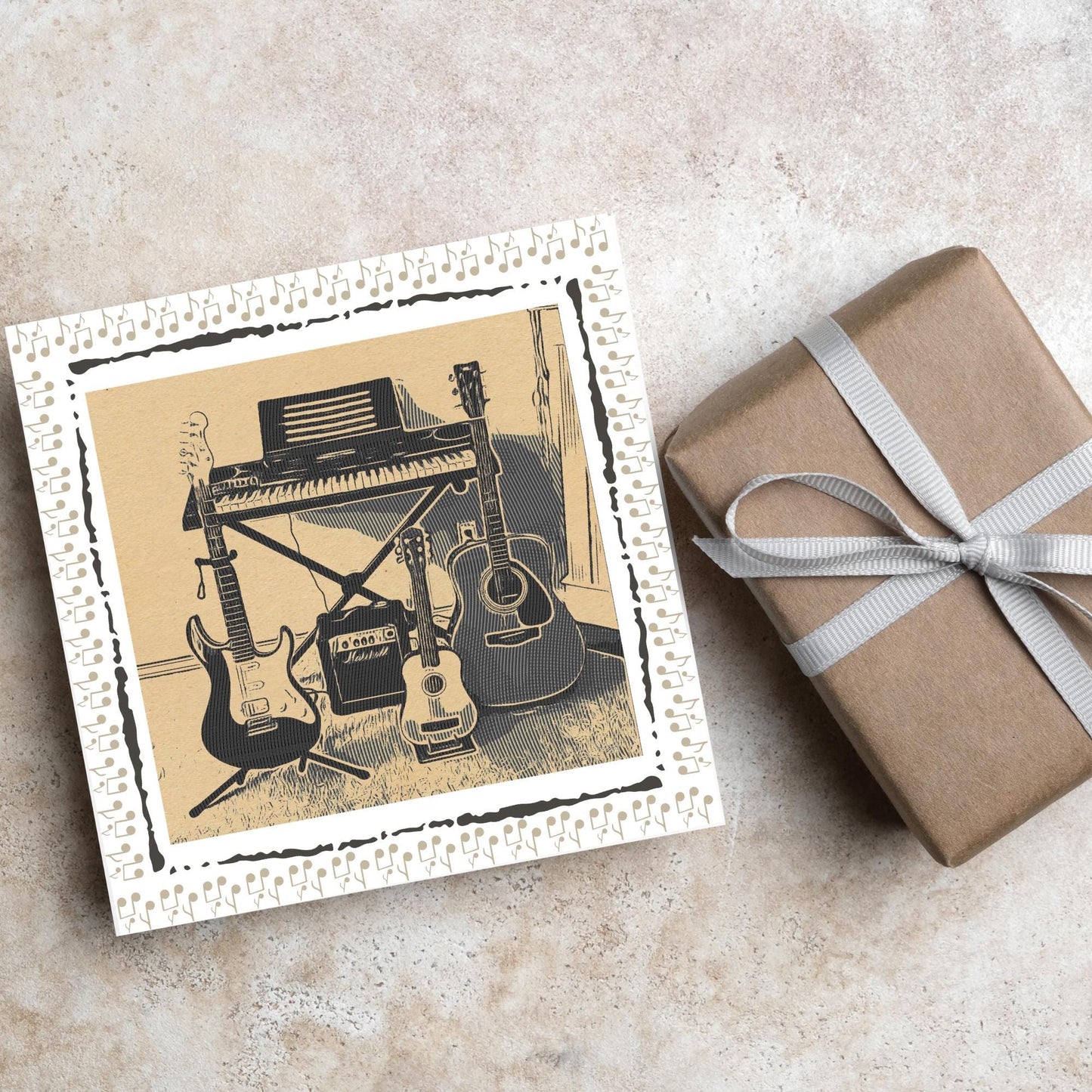 Musicians Birthday Card, Fun Birthday Card for Musicians, Happy Birthday Band Card, Rock Band Card Birthday Card for Son