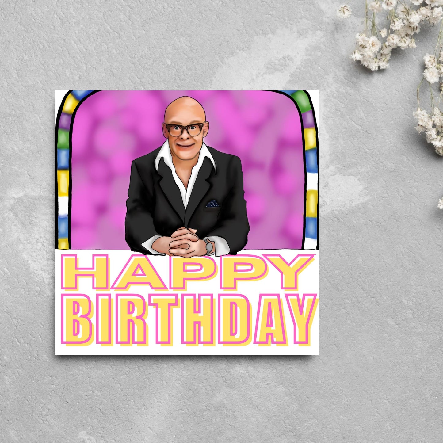 Harry Hill's TV Burp Birthday Card, Card for Him, Card for Her, TV Birthday Card, 30th Birthday Card, 40th Birthday Card, Funny Harry Hill
