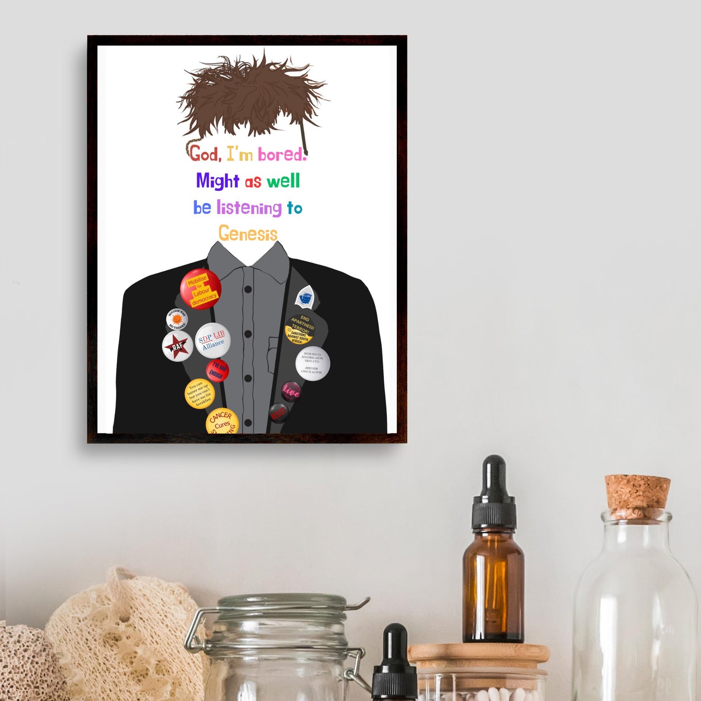 The Young Ones Poster, A4 Print, High Quality Wall Art, Rik Mayall, Peoples Poet 80's TV Poster, tHe YoUnG oNeS Genesis Print