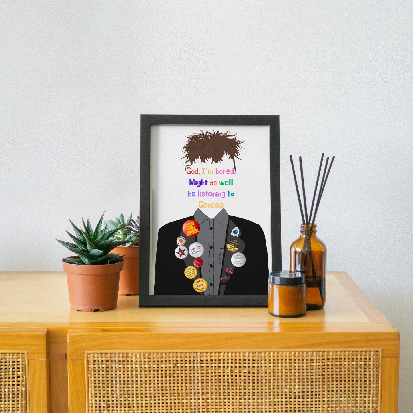 The Young Ones Poster, A4 Print, High Quality Wall Art, Rik Mayall, Peoples Poet 80's TV Poster, tHe YoUnG oNeS Genesis Print