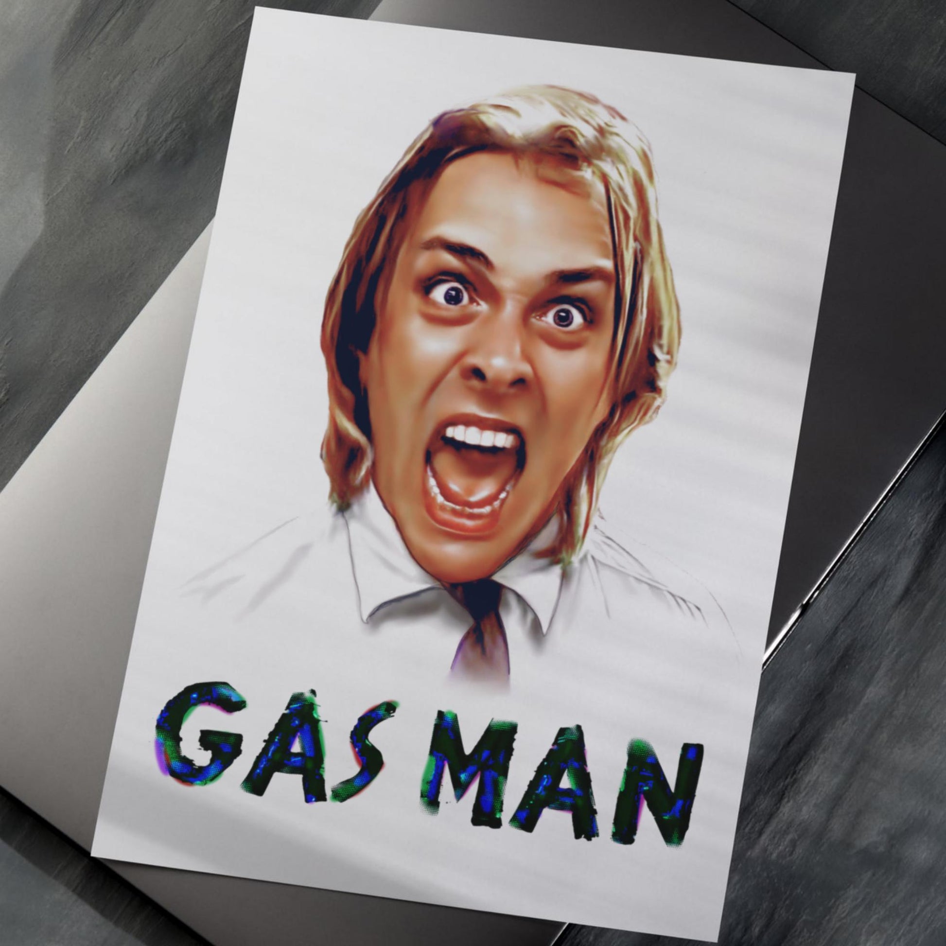 Bottom Quote Poster, Gas Man A4 Print, High Quality Wall Art, Rik Mayall, Eddie and Richie, Ade Edmondson, Bottom TV Show Poster