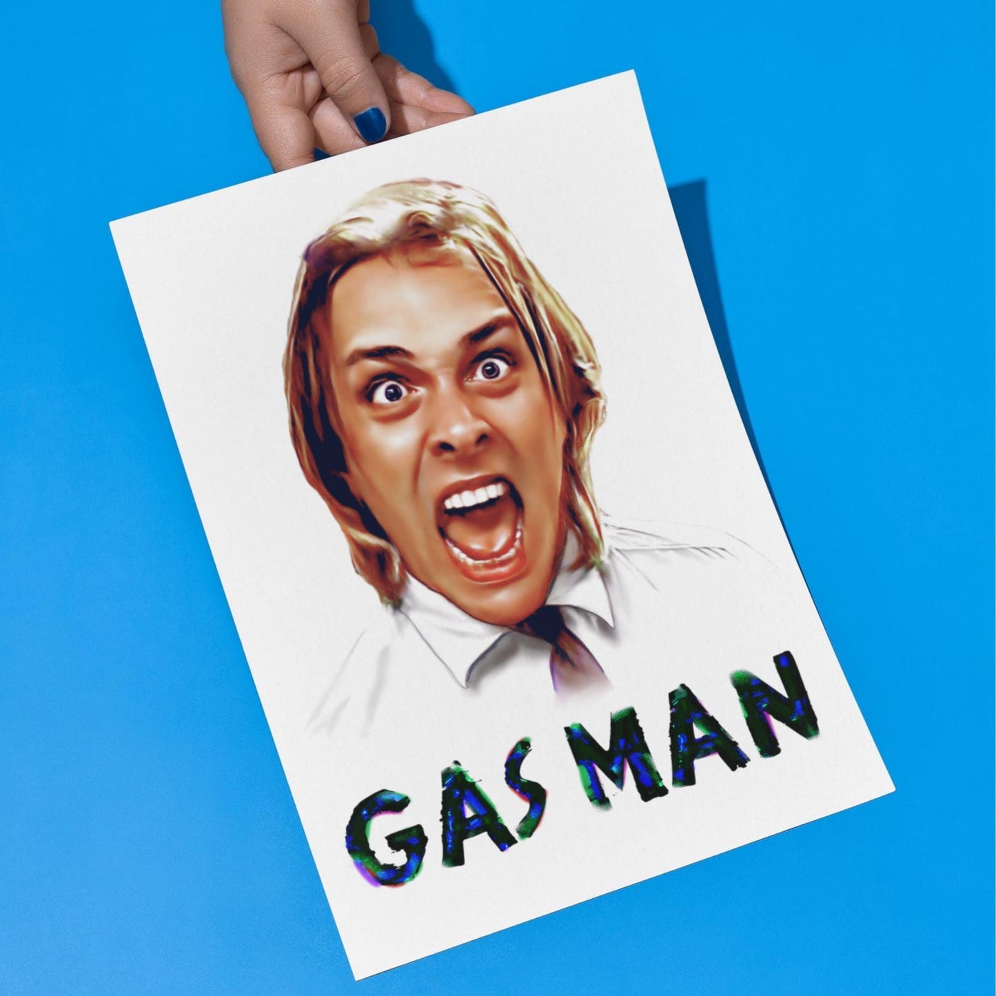 Bottom Quote Poster, Gas Man A4 Print, High Quality Wall Art, Rik Mayall, Eddie and Richie, Ade Edmondson, Bottom TV Show Poster