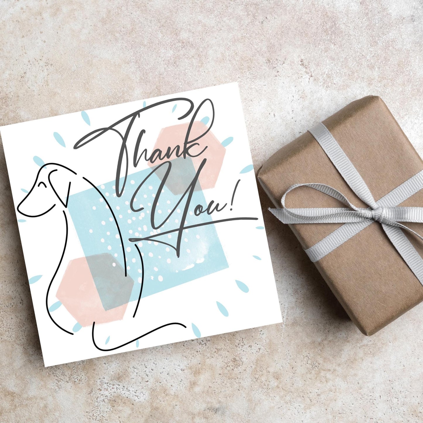 Thank You Card for Pet Sitting, Card For Pet Sitter, Thanks for Looking After Dog, Thanks for Looking After Cat, Thankyou Dog Walking