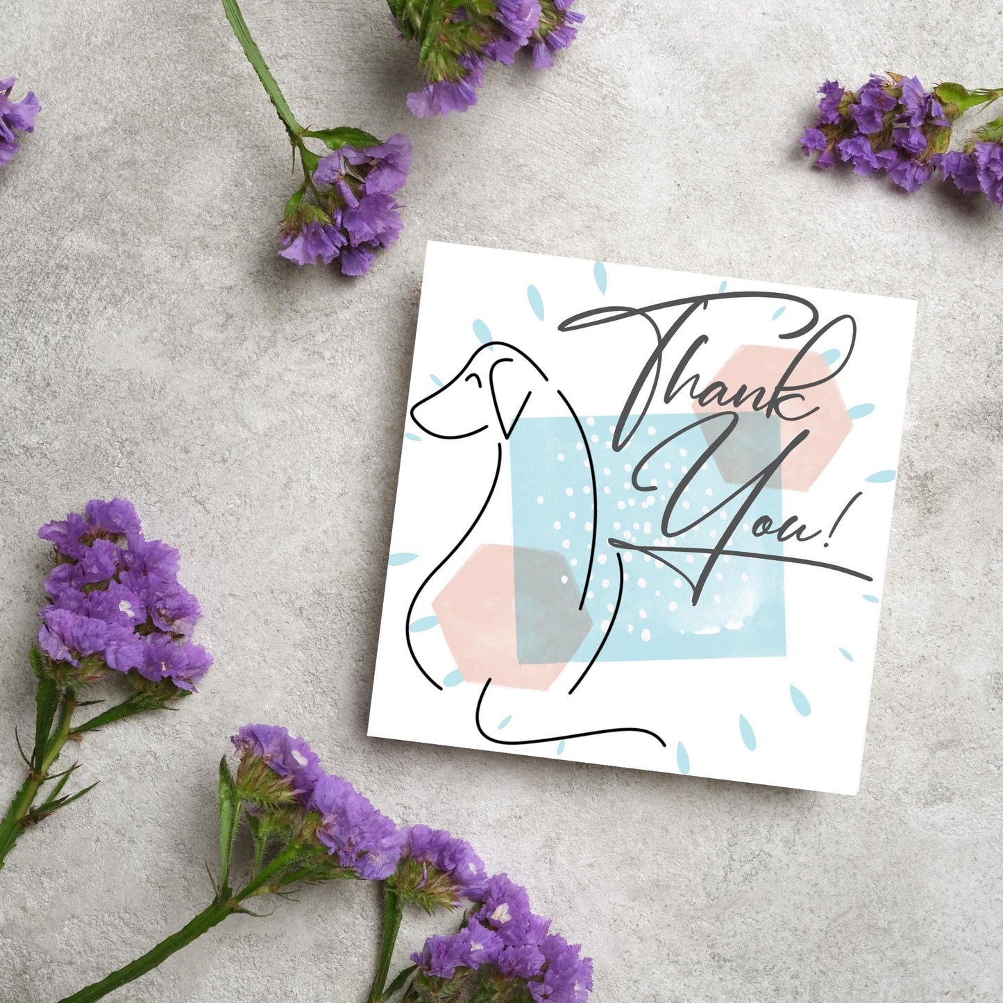 Thank You Card for Pet Sitting, Card For Pet Sitter, Thanks for Looking After Dog, Thanks for Looking After Cat, Thankyou Dog Walking
