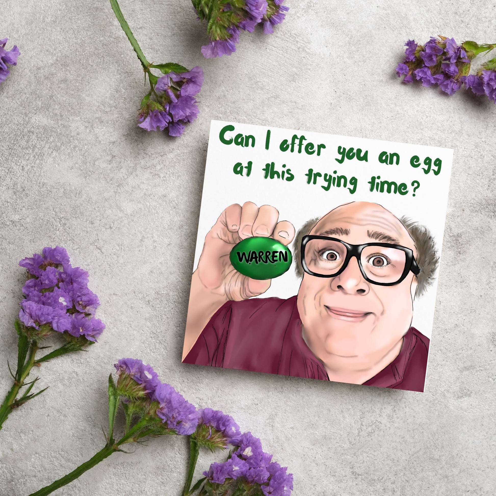 Personalised Always Sunny in Philadelphia Card, Frank Reynolds, Egg, Always Sunny Funny Birthday Card, TV Show Funny Card for Friend