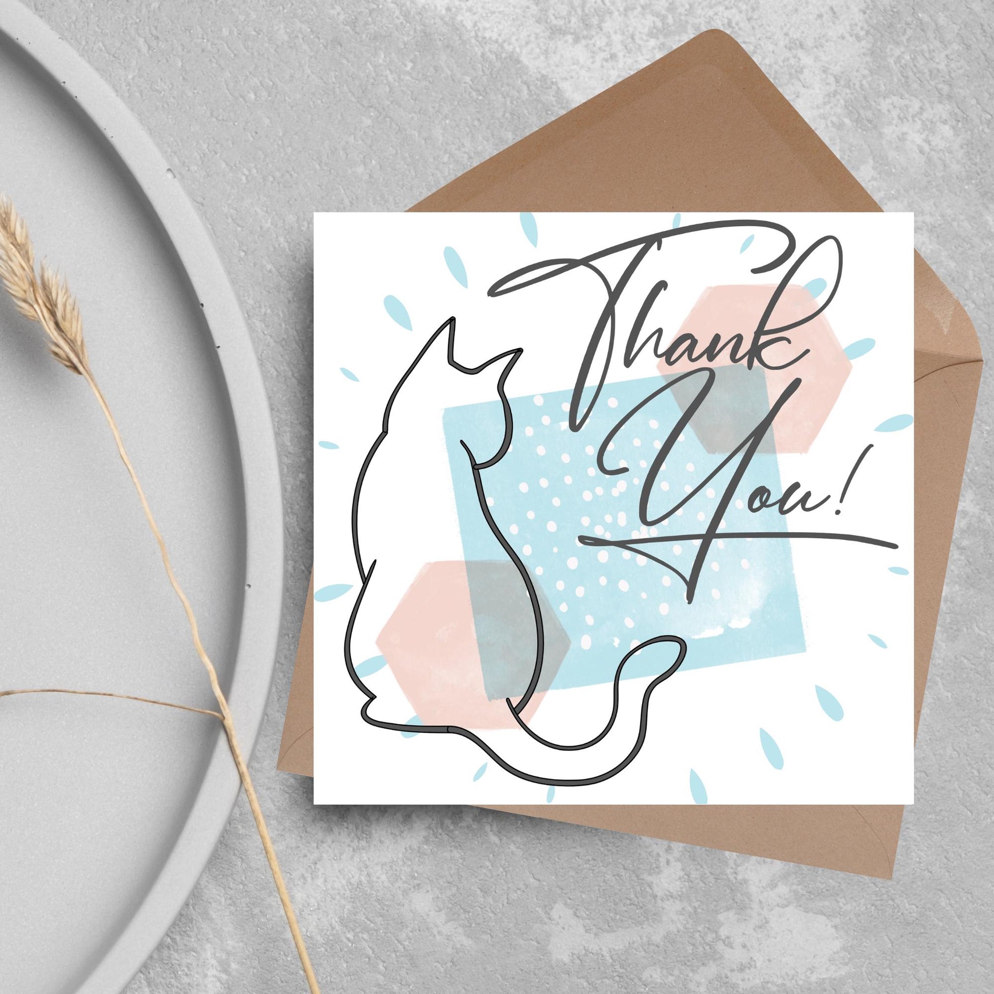 Thank You Card for Pet Sitting, Card For Pet Sitter, Thanks for Looking After Dog, Thanks for Looking After Cat, Thankyou Dog Walking