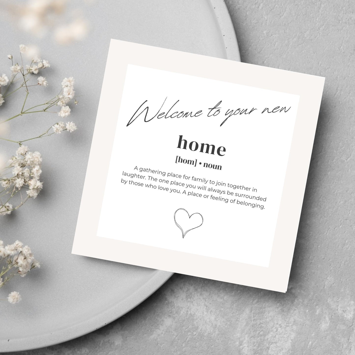 New Home card, Moving House, Elegant First Home card, New House card, Moving Card, Moving home card, Relocating card, Welcome Home Carf