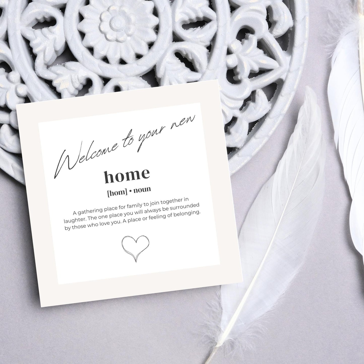 New Home card, Moving House, Elegant First Home card, New House card, Moving Card, Moving home card, Relocating card, Welcome Home Carf