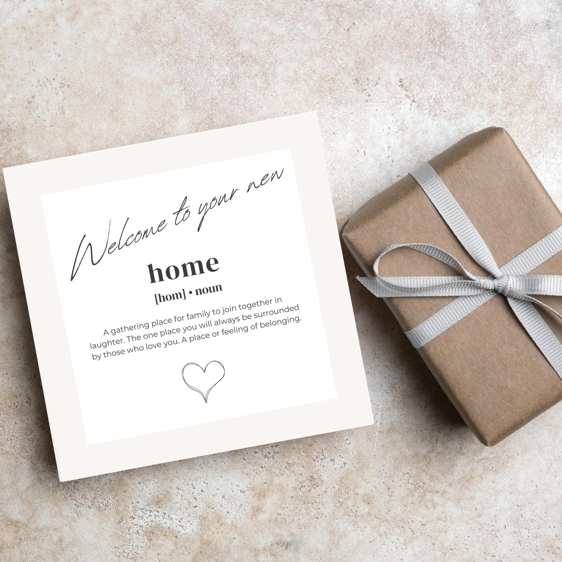 New Home card, Moving House, Elegant First Home card, New House card, Moving Card, Moving home card, Relocating card, Welcome Home Carf