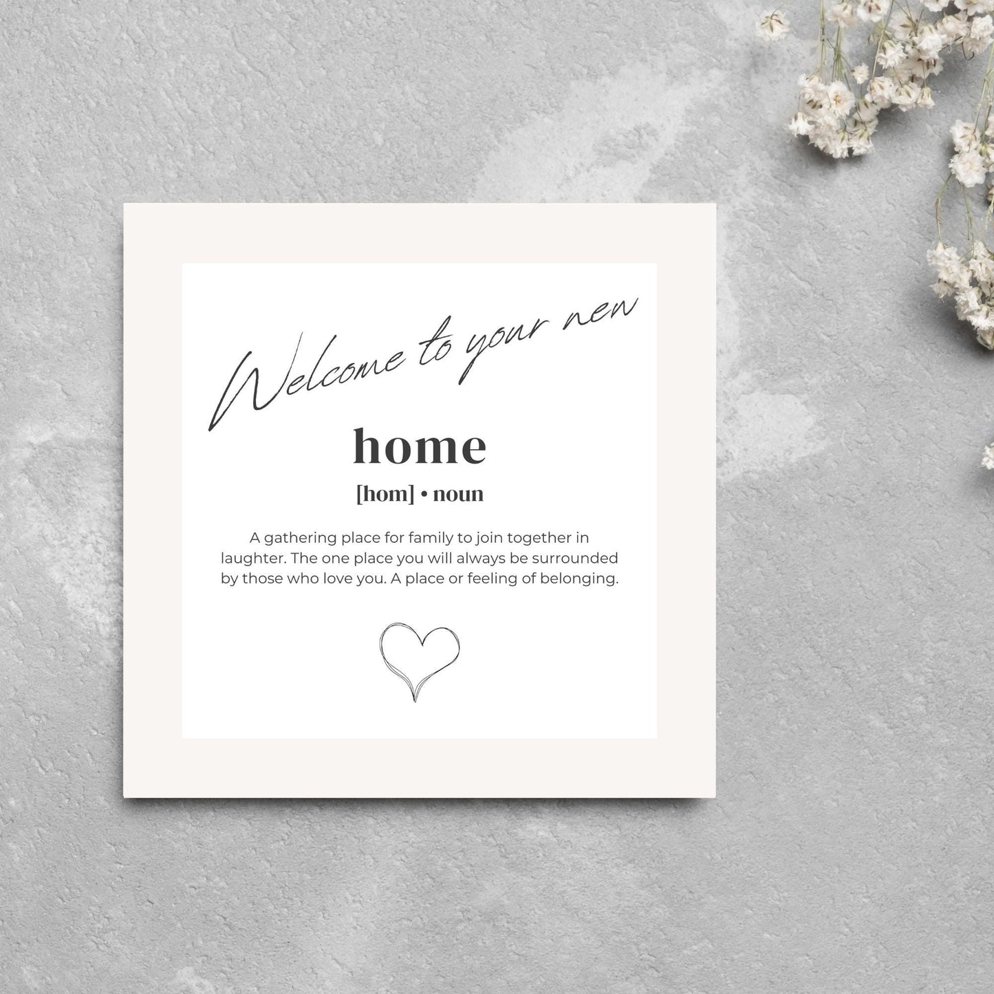 New Home card, Moving House, Elegant First Home card, New House card, Moving Card, Moving home card, Relocating card, Welcome Home Carf