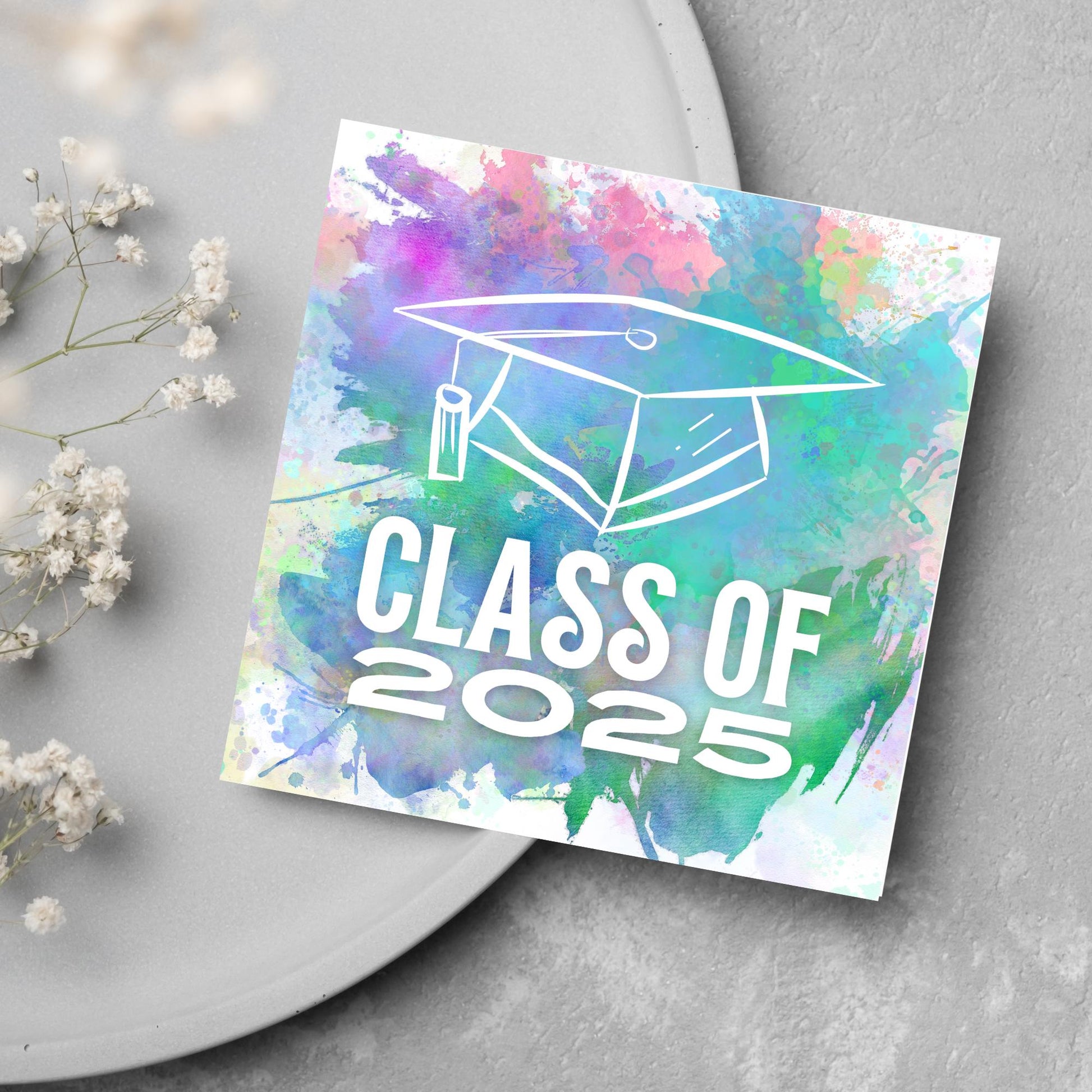 Exam Graduation Card, Well Done Card, Class of 2025, University Card, Exam Congratulations, GCSE, A Level, College, Graduate