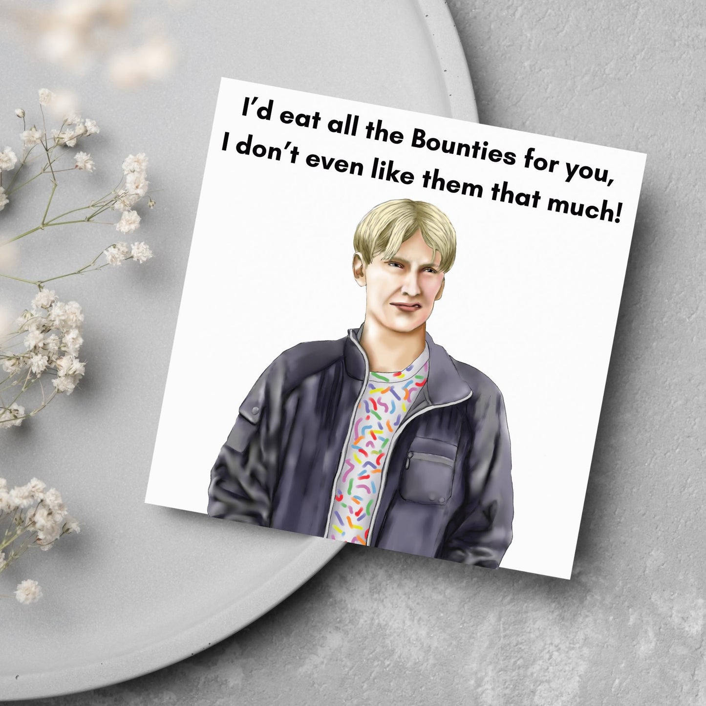 This Country Greetings Card, Kurtan Mucklowe card, Birthday Card, Funny Card for Girlfriend, For Wife, Anniversary Card, Daisy May Cooper