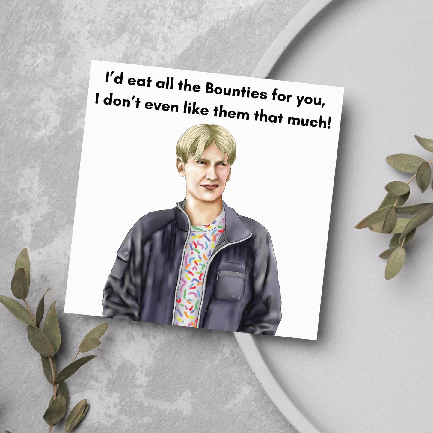 This Country Greetings Card, Kurtan Mucklowe card, Birthday Card, Funny Card for Girlfriend, For Wife, Anniversary Card, Daisy May Cooper