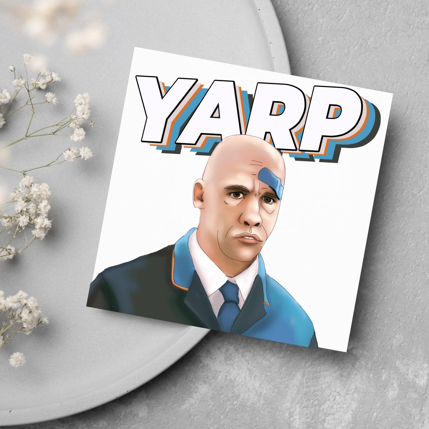 Hot Fuzz Card, Yarp, Lurch, Trolly Boy Birthday Card for Him, Card for Her, Cornetto Trilogy Card, Any Occasion Card, Police Card