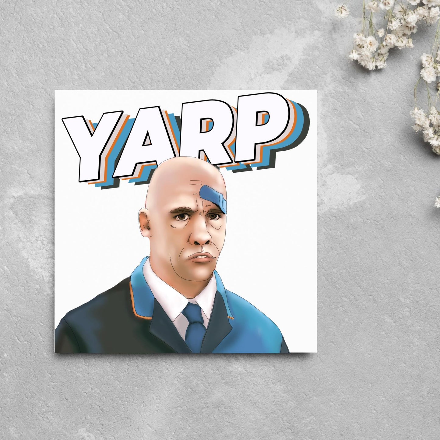 Hot Fuzz Card, Yarp, Lurch, Trolly Boy Birthday Card for Him, Card for Her, Cornetto Trilogy Card, Any Occasion Card, Police Card