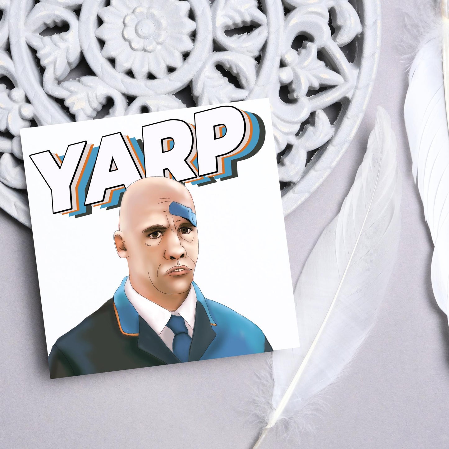 Hot Fuzz Card, Yarp, Lurch, Trolly Boy Birthday Card for Him, Card for Her, Cornetto Trilogy Card, Any Occasion Card, Police Card