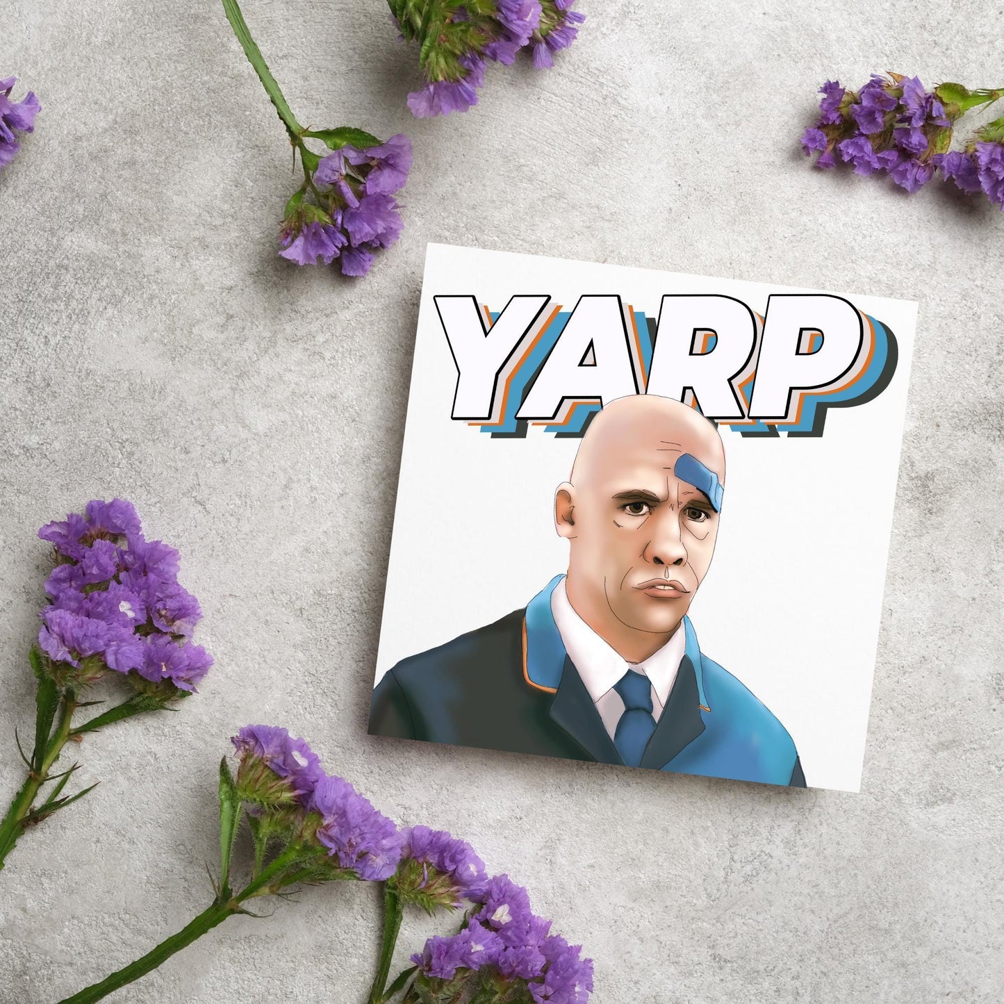 Hot Fuzz Card, Yarp, Lurch, Trolly Boy Birthday Card for Him, Card for Her, Cornetto Trilogy Card, Any Occasion Card, Police Card