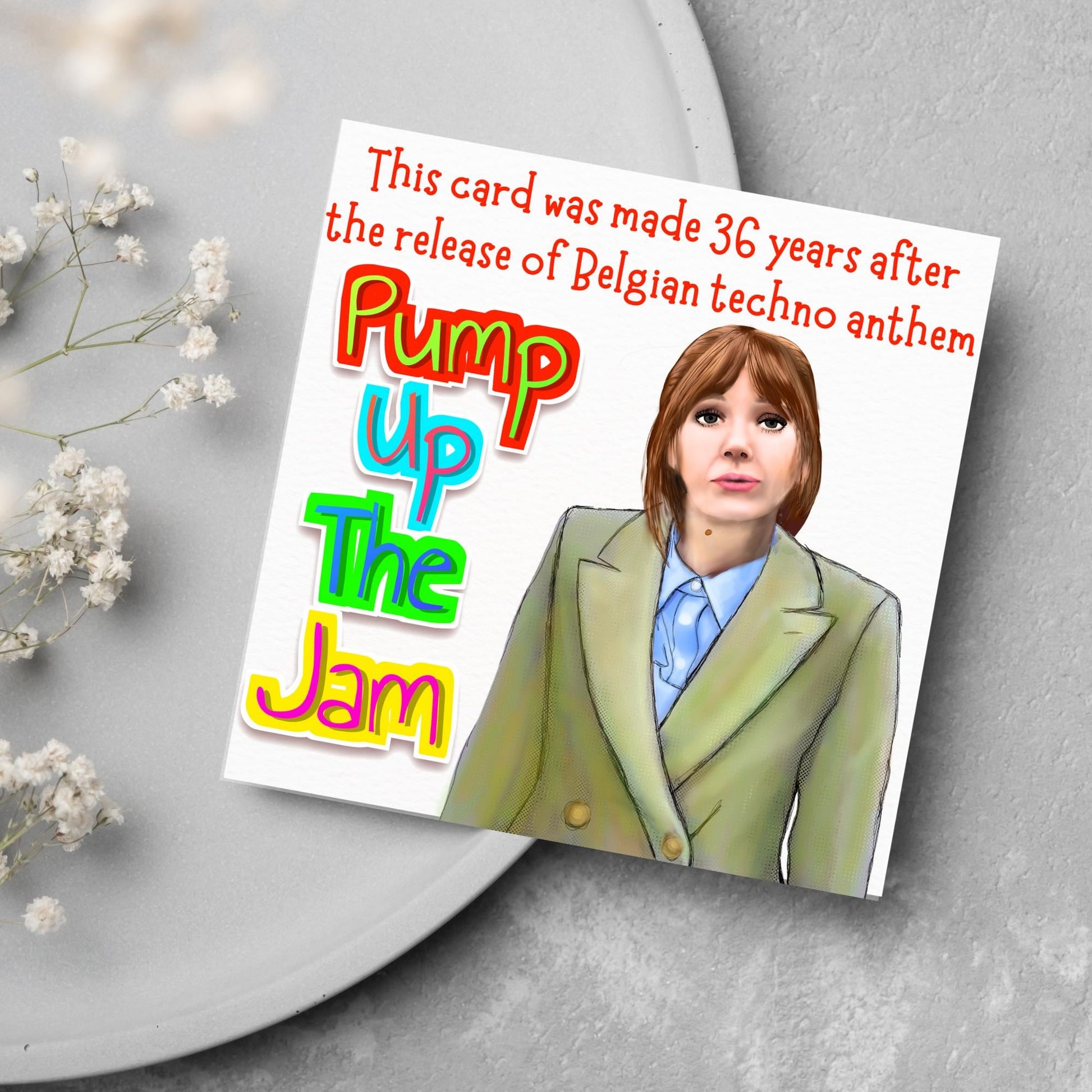 Philomena Cunk Birthday Card, Cunk On Life, Diane Morgan, Funny Birthday Card, Charlie Brooker, Card for Dad, Card for Mum, Pump Up the Jam