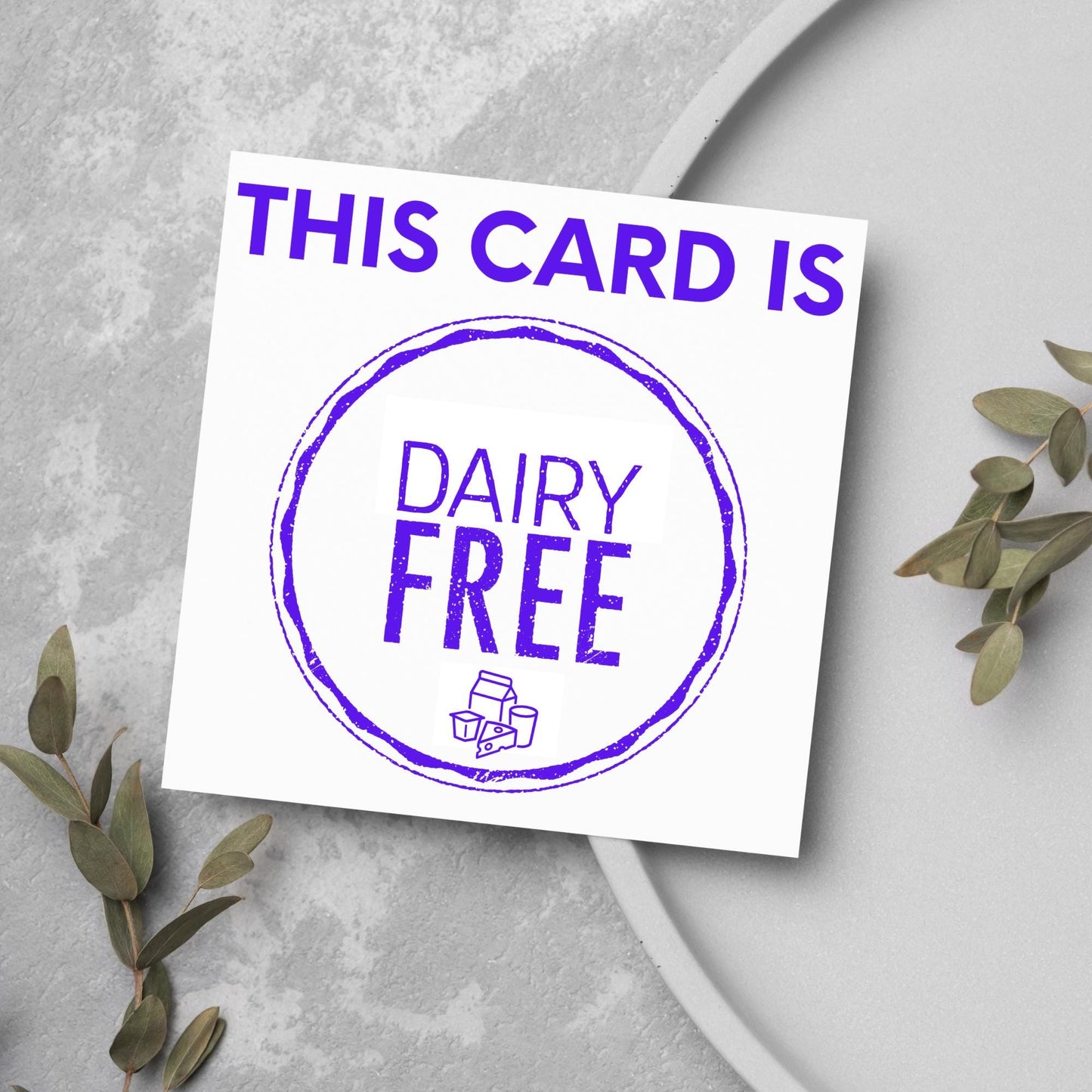 Celiac Card, Allergy Card, Nut Allergy Card, Card for Him, Card for Her, Funny Food Allergy Card, Gluten Free, Nut Free, Lactose Free Joke