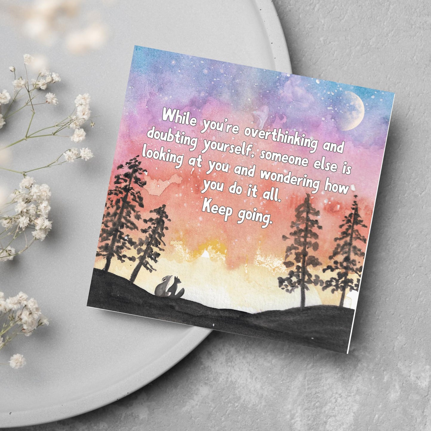 Encouragement Card, Friendship, Mental Health Card, Best Friend Card, Cancer Treatment Card, Get Well Soon Card, Recovery Card