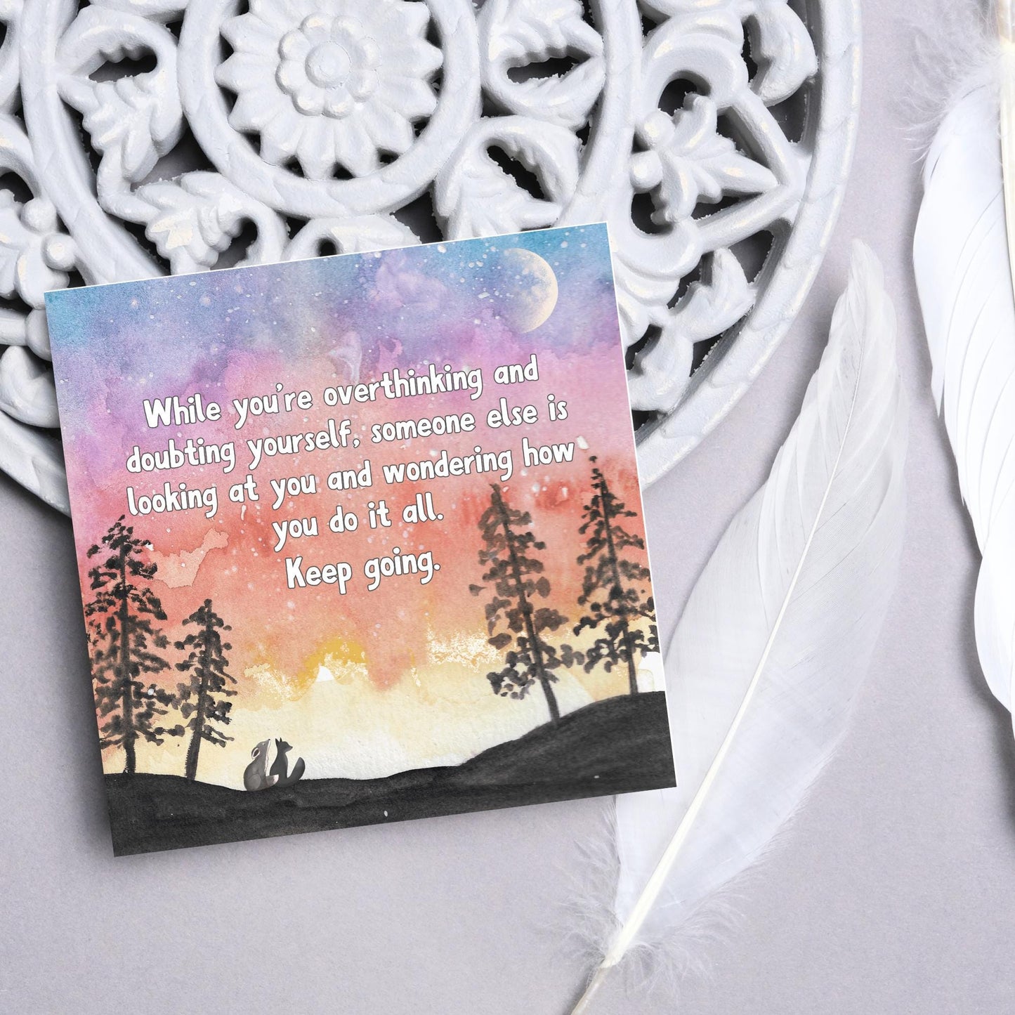 Encouragement Card, Friendship, Mental Health Card, Best Friend Card, Cancer Treatment Card, Get Well Soon Card, Recovery Card