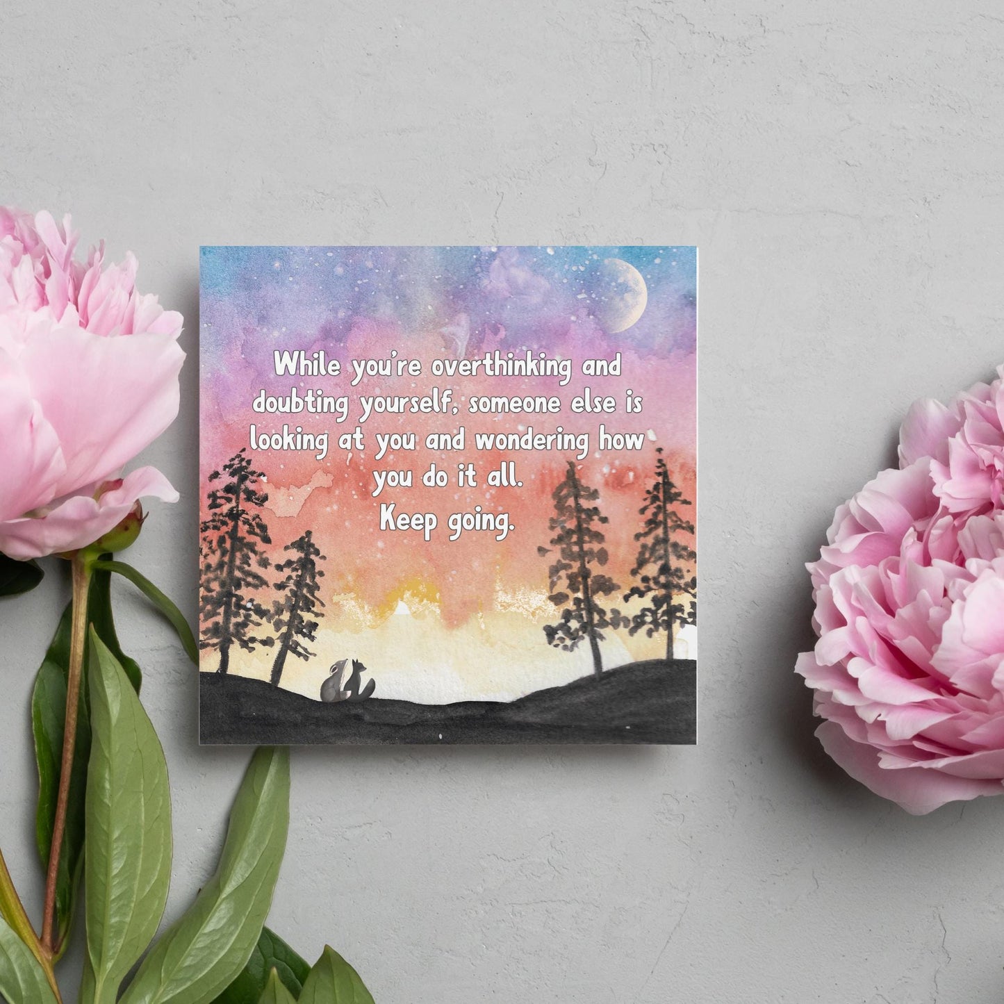 Encouragement Card, Friendship, Mental Health Card, Best Friend Card, Cancer Treatment Card, Get Well Soon Card, Recovery Card