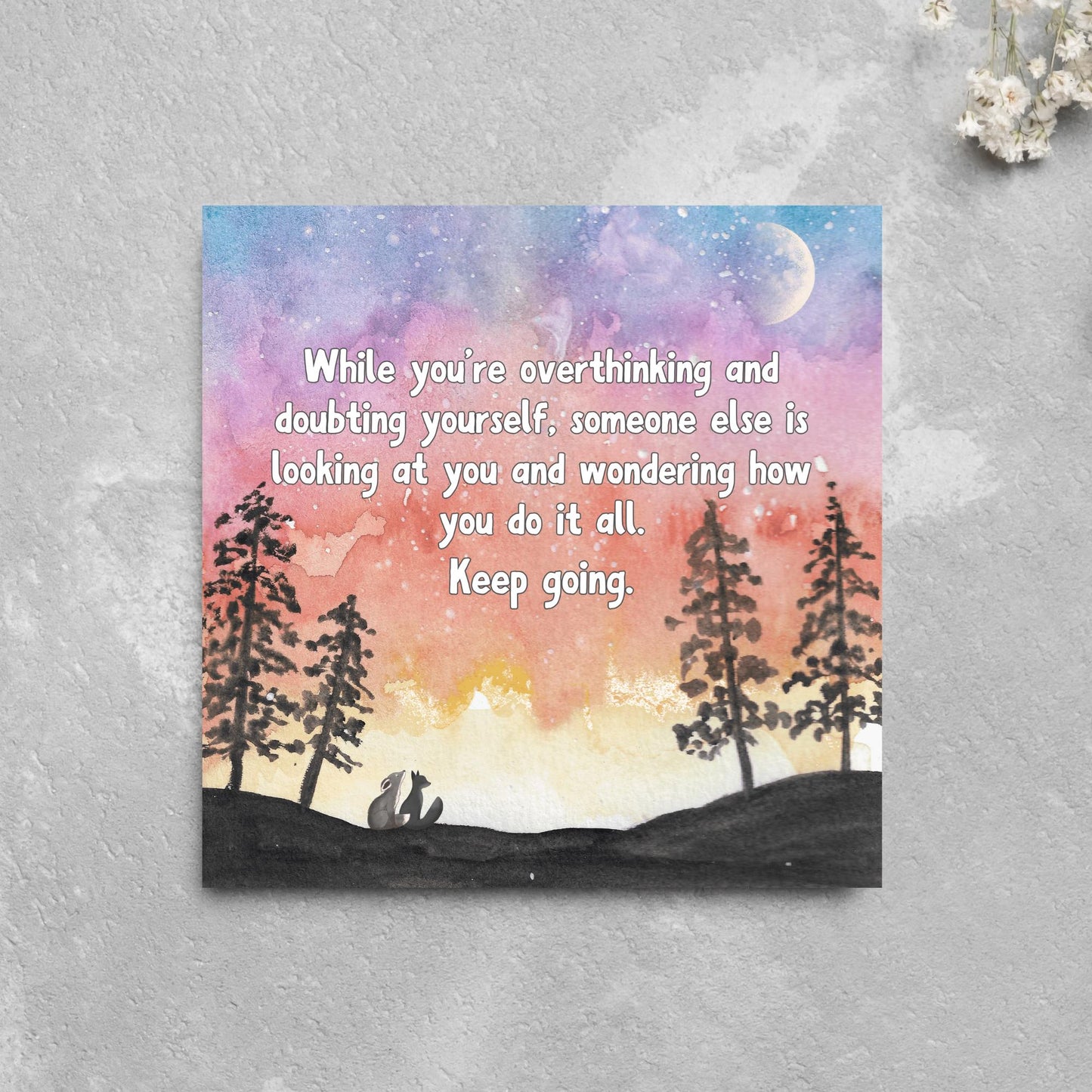 Encouragement Card, Friendship, Mental Health Card, Best Friend Card, Cancer Treatment Card, Get Well Soon Card, Recovery Card