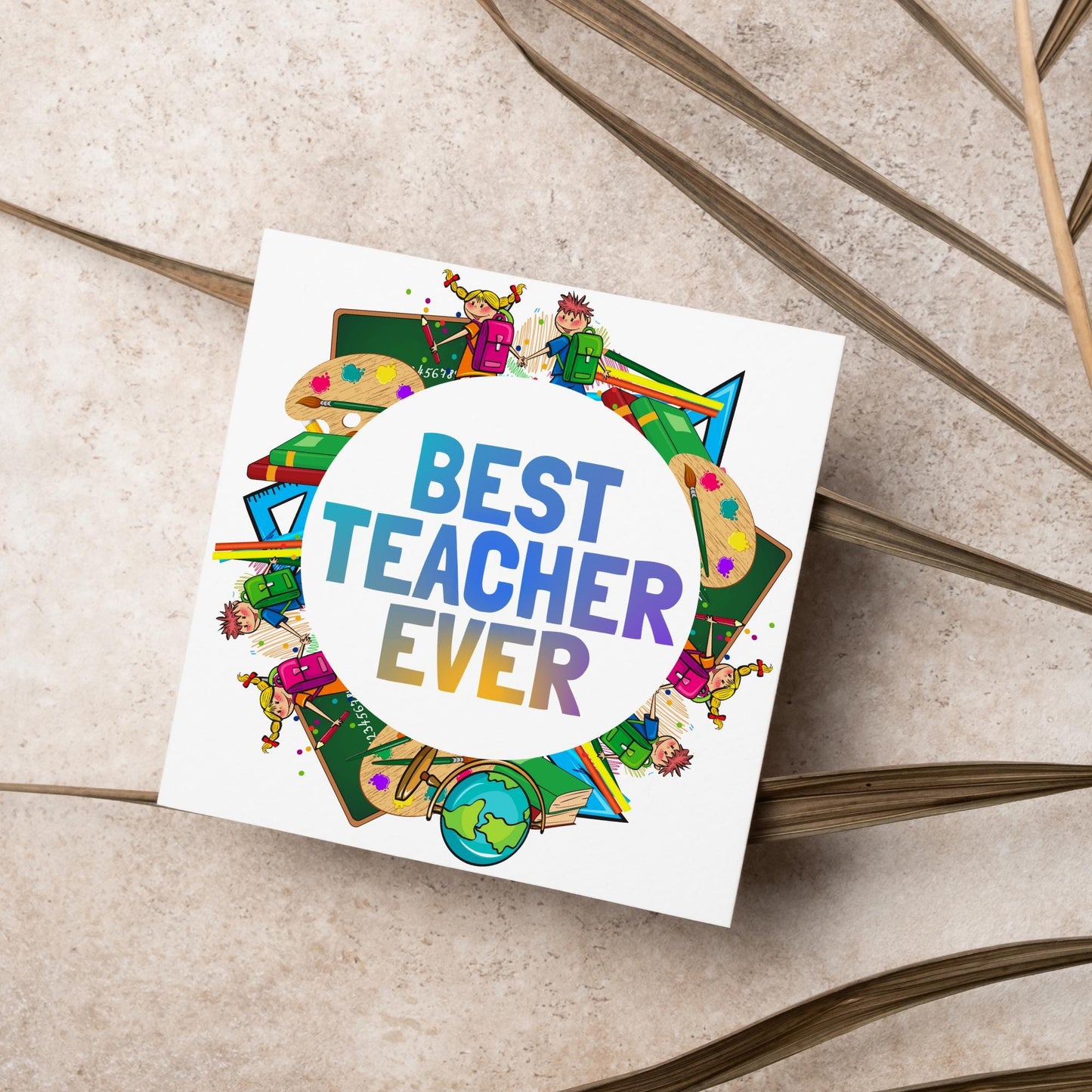Thank You Teacher Card, End of Year School Card, Thanks Teacher, School Teacher Card, Teaching Card, Teacher Appreciation