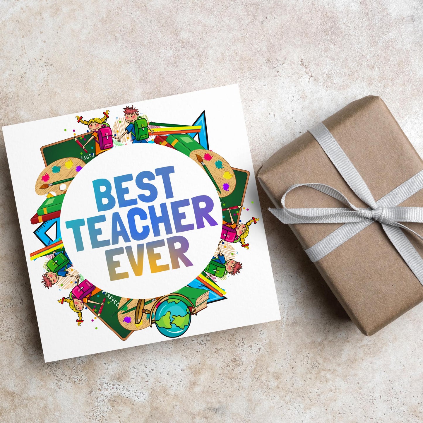Thank You Teacher Card, End of Year School Card, Thanks Teacher, School Teacher Card, Teaching Card, Teacher Appreciation